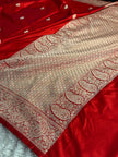 BANARASI MASHRU KATAN SILK SAREE MK041