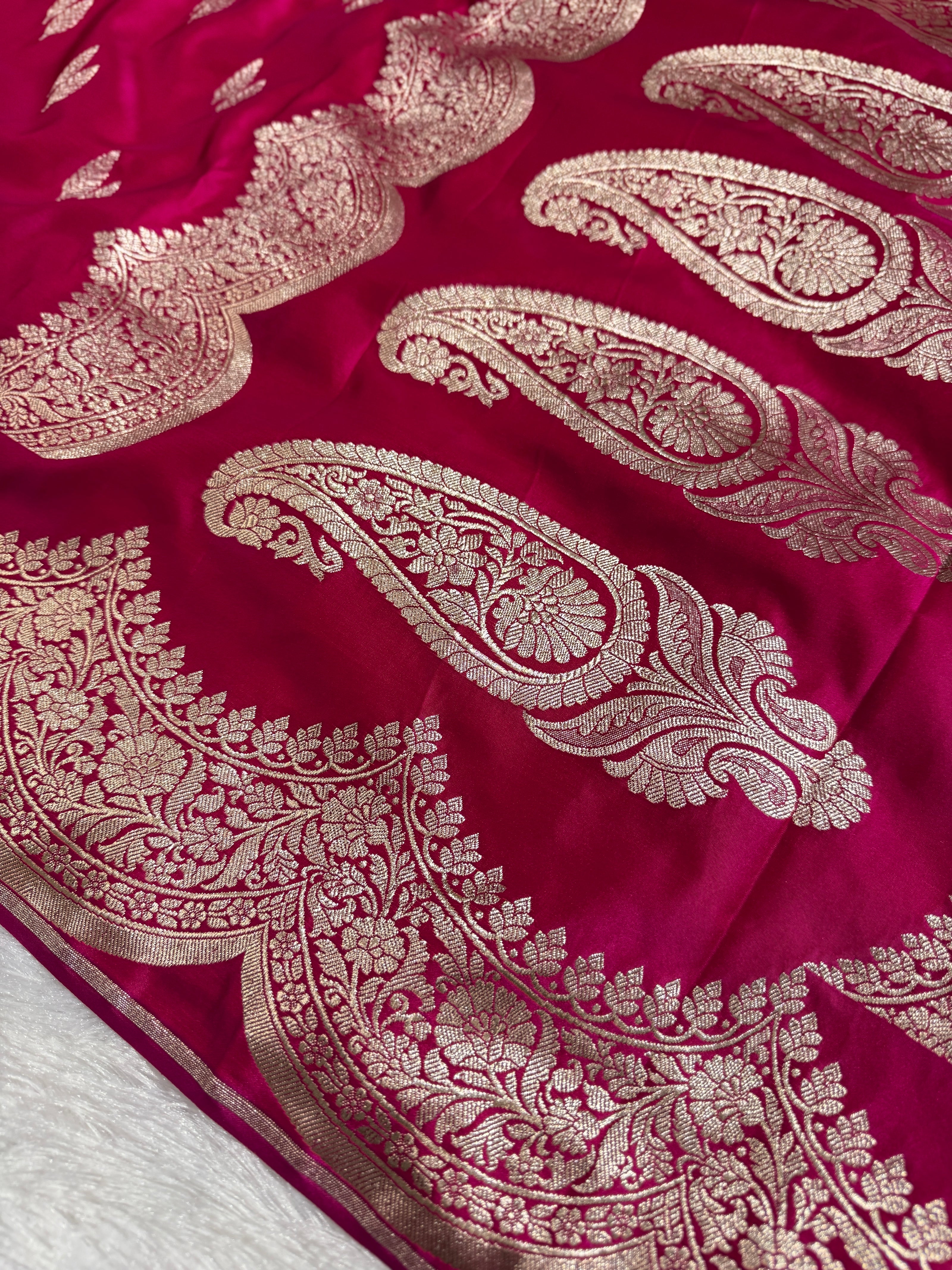 BANARASI MASHRU KATAN SILK SAREE HN530