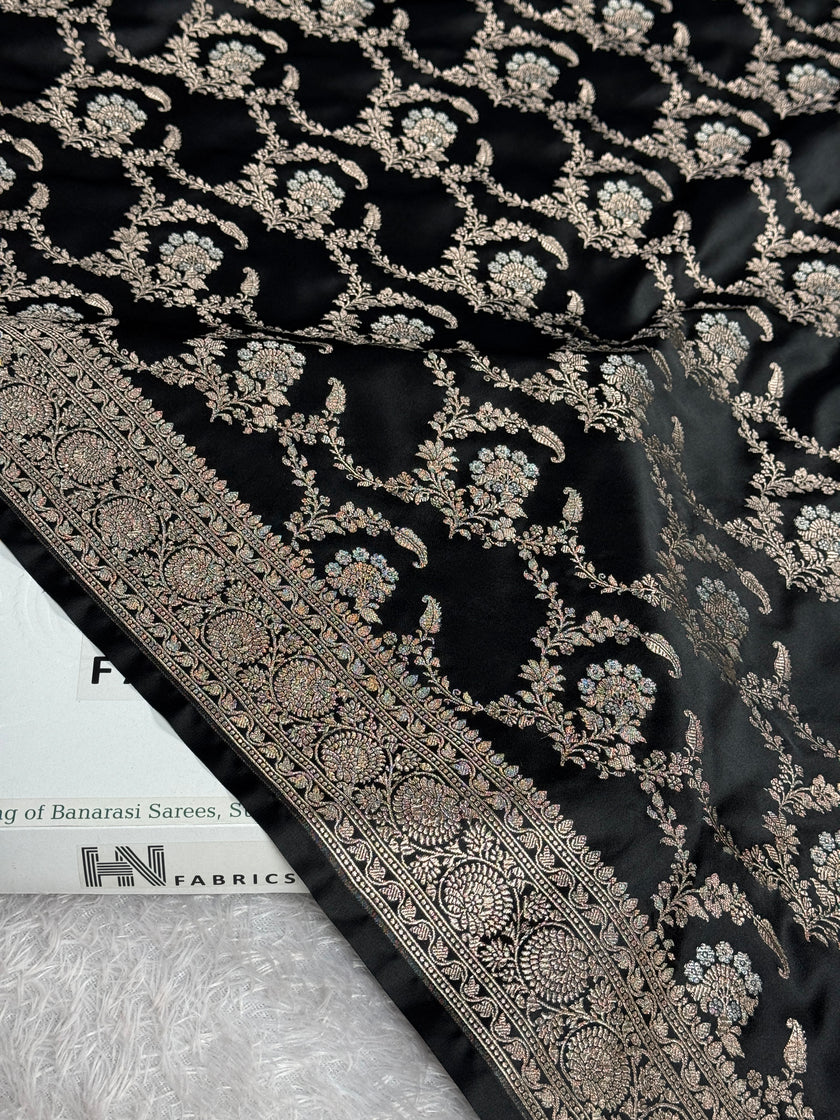 BANARASI MASHRU KATAN SILK SAREE MK050