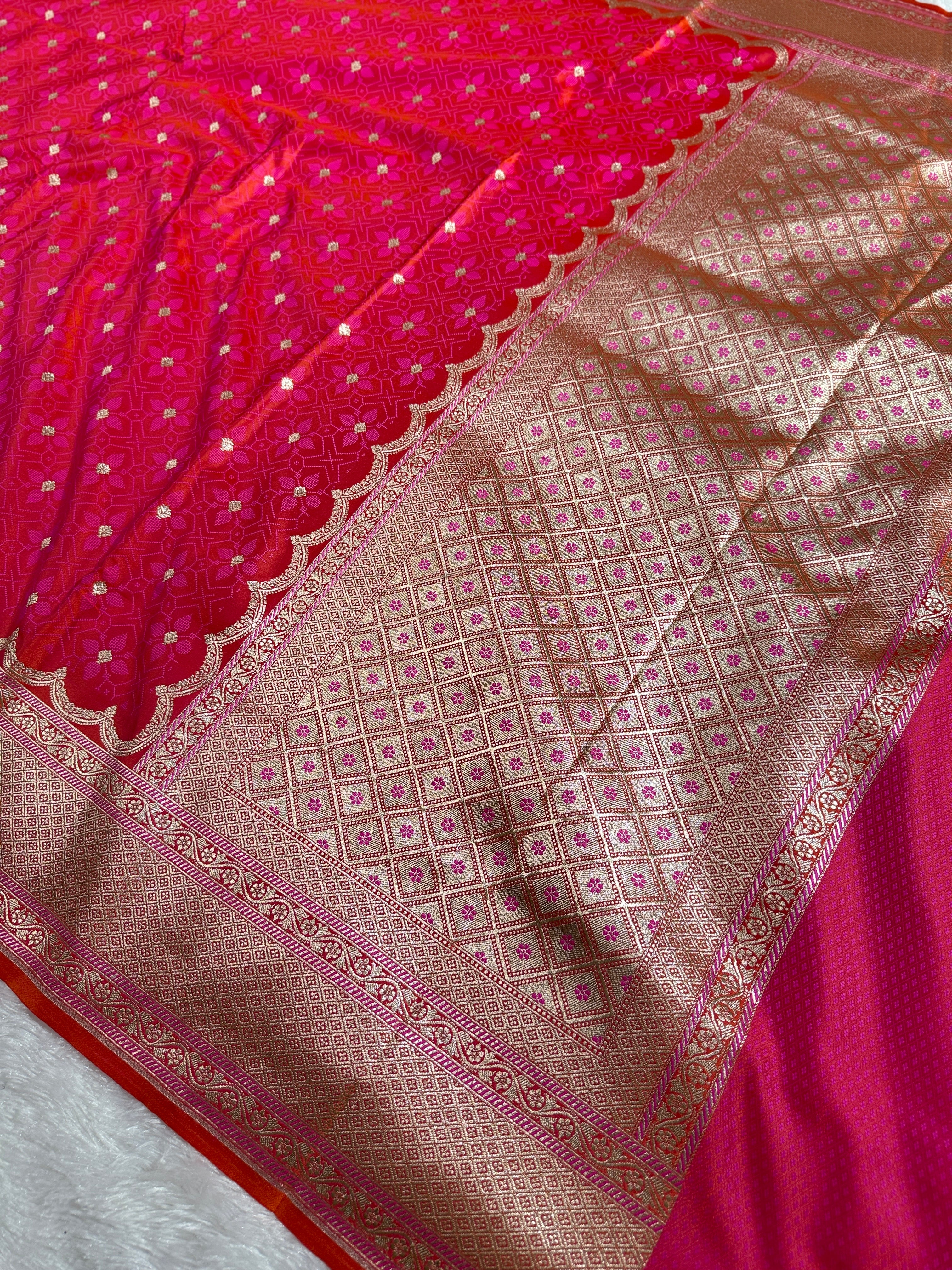 BANARASI MASHRU KATAN SILK SAREE HN535
