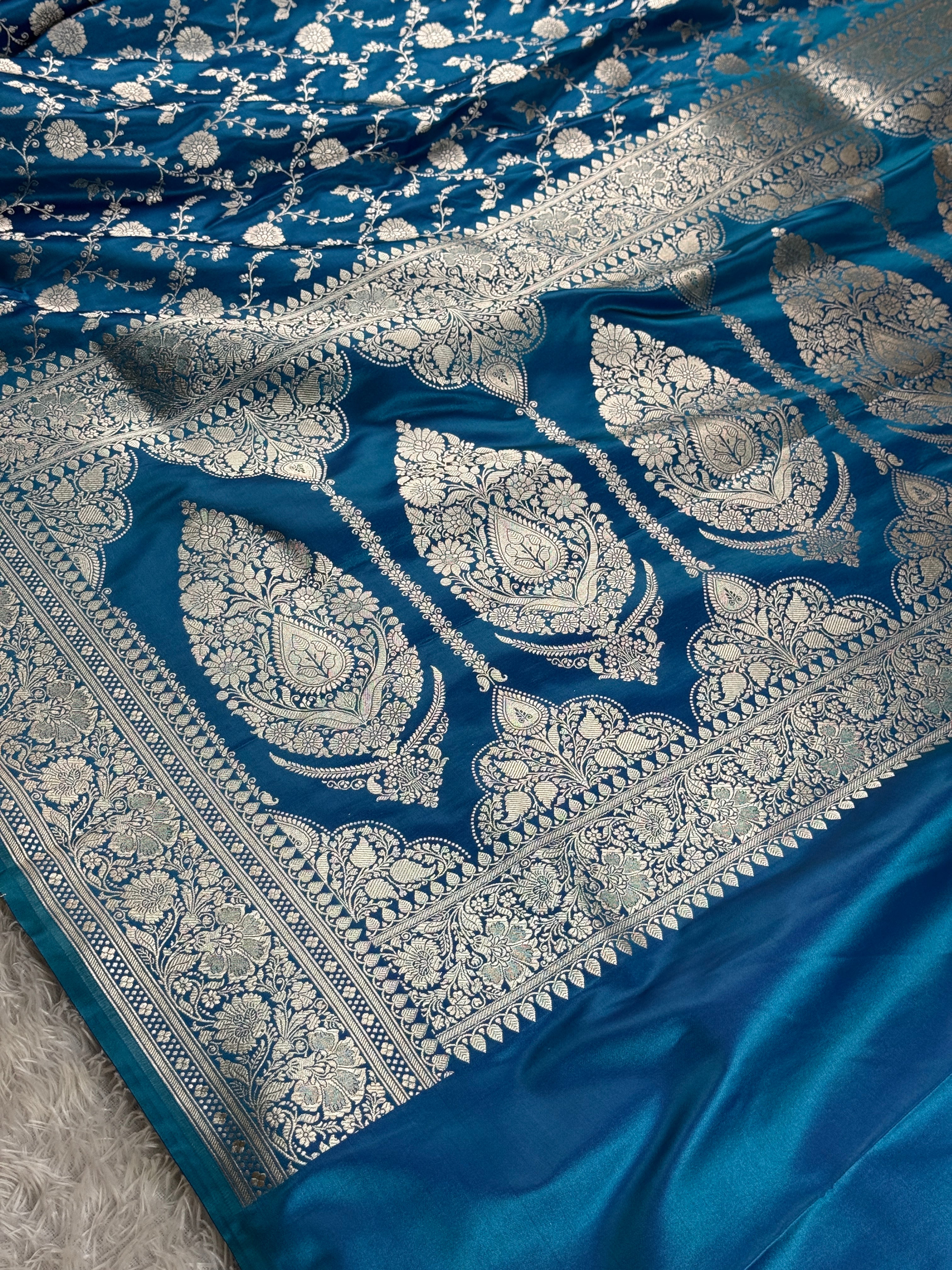 BANARASI MASHRU KATAN SILK SAREE HN950