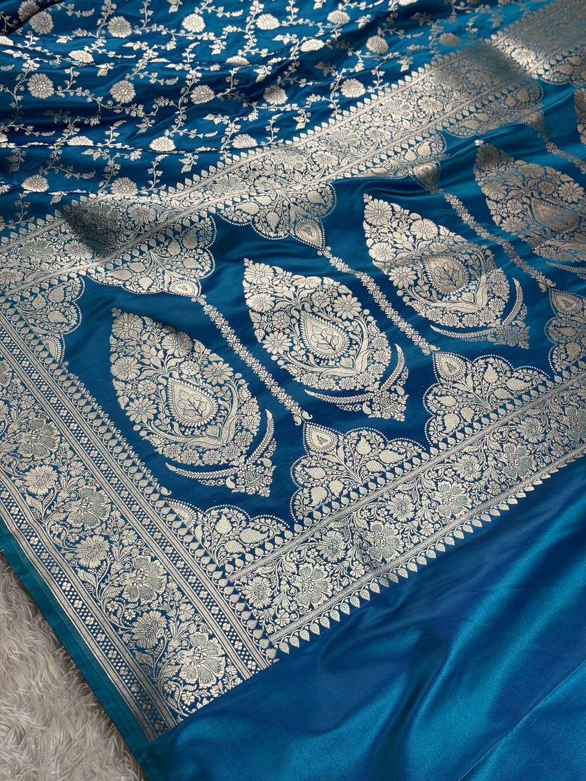 BANARASI MASHRU KATAN SILK SAREE HN950