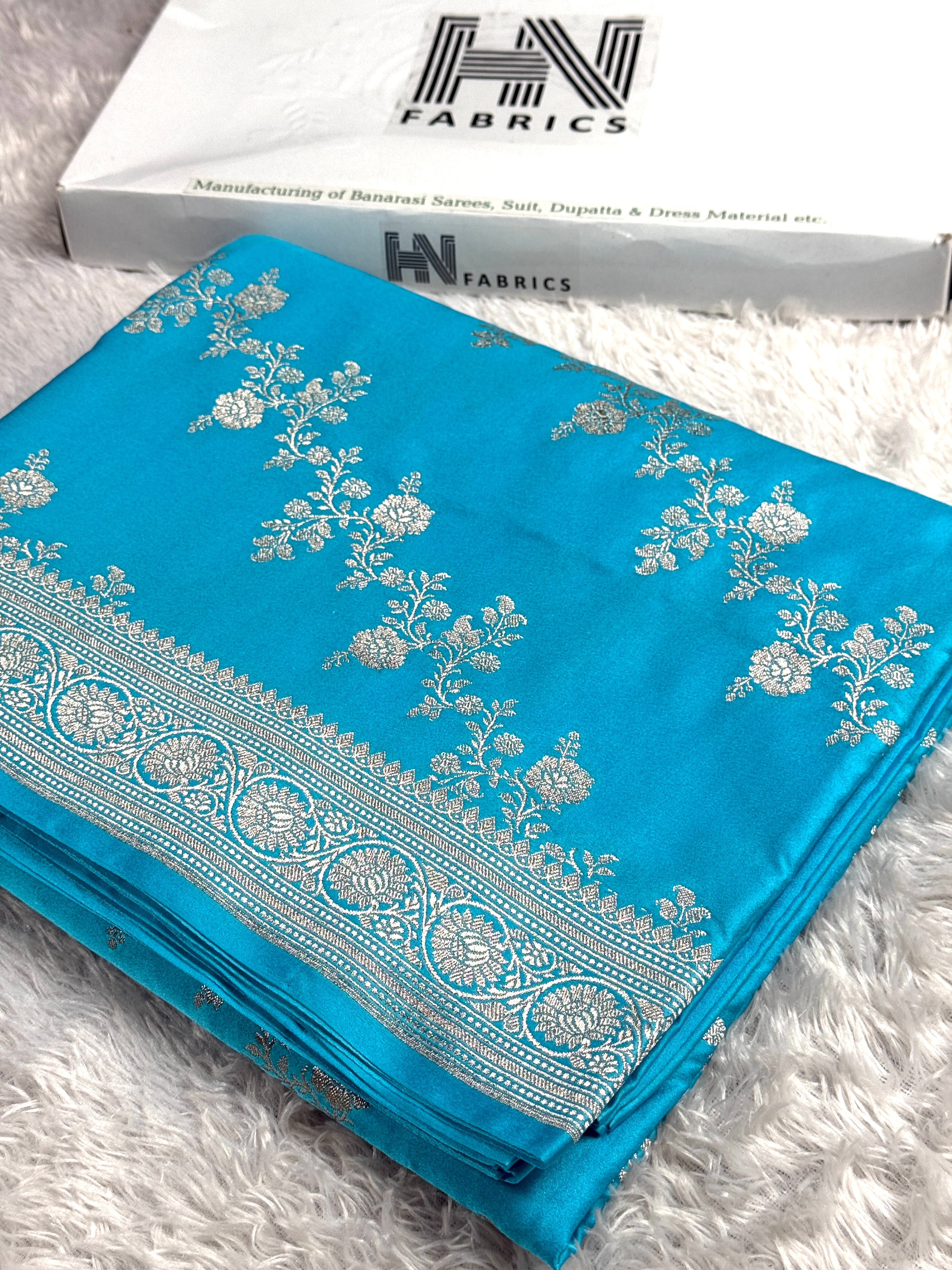 BANARASI MASHRU KATAN SILK SAREE HN580