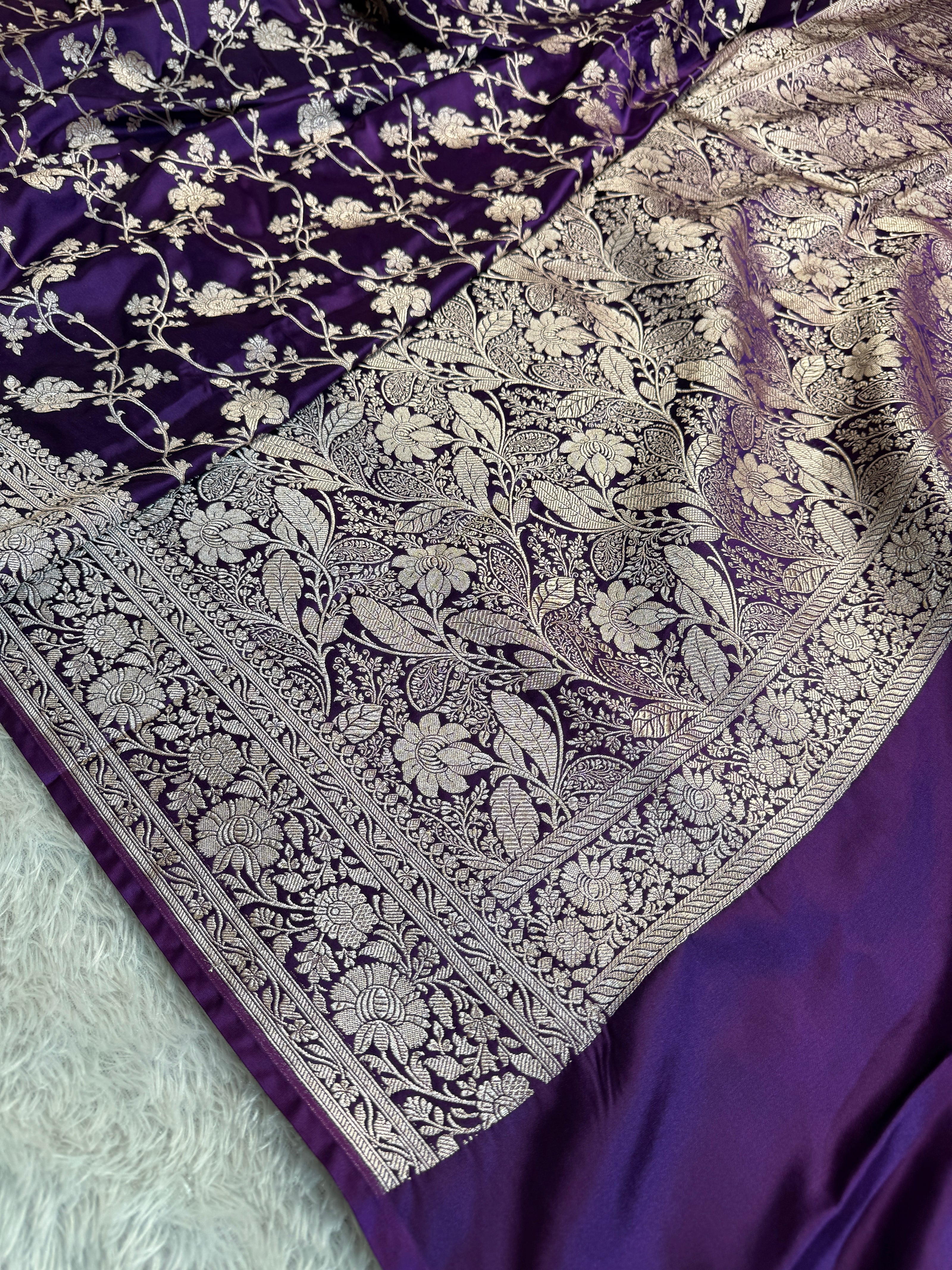 BANARASI MASHRU KATAN SILK SAREE HN551
