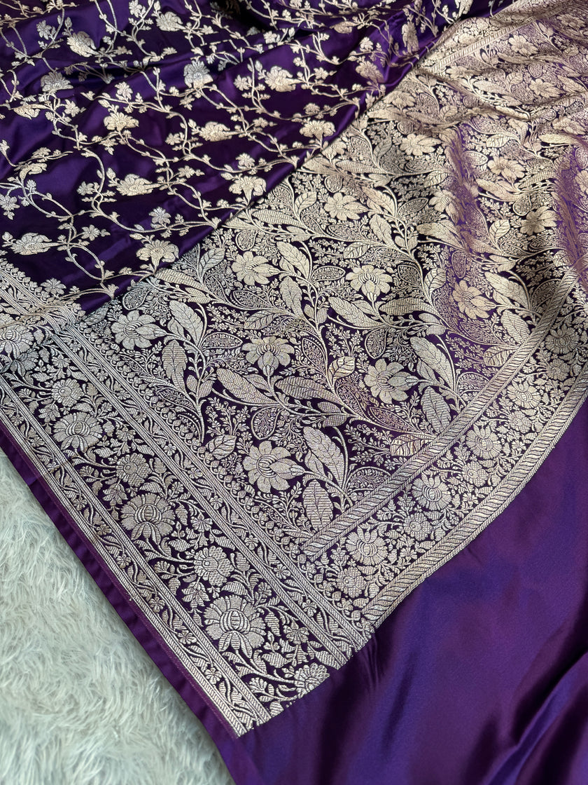 BANARASI MASHRU KATAN SILK SAREE HN551