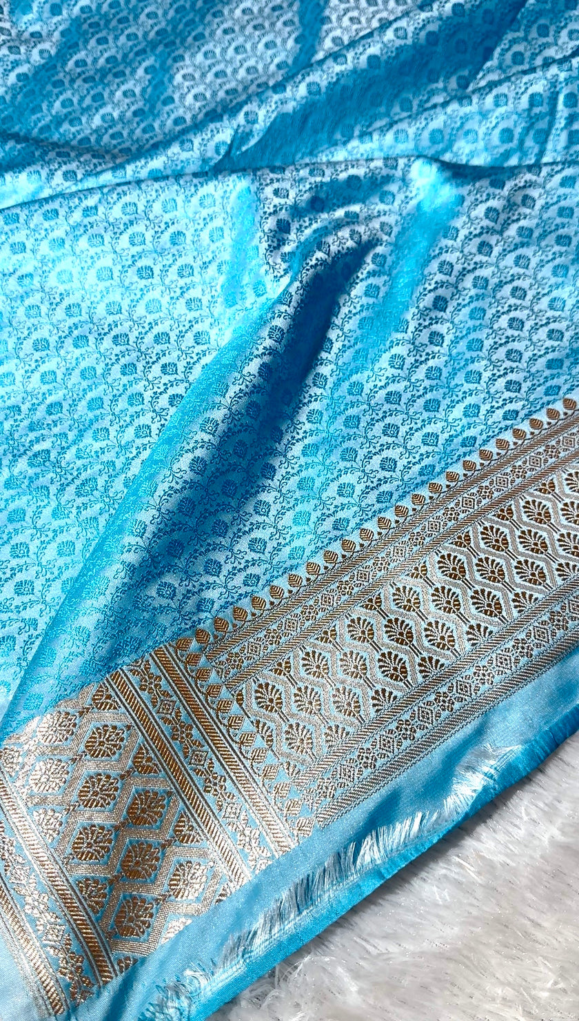 Banarasi Mashru Katan Silk Saree Tanchui Design HN300