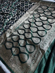 BANARASI MASHRU KATAN SILK SAREE RANGKAT DESIGN HN120