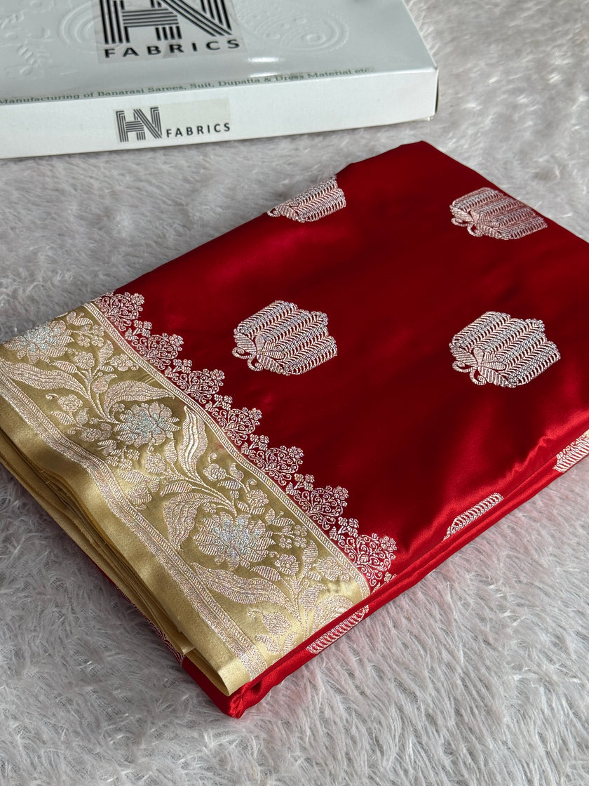 BANARASI MASHRU KATAN SILK SAREE MK033