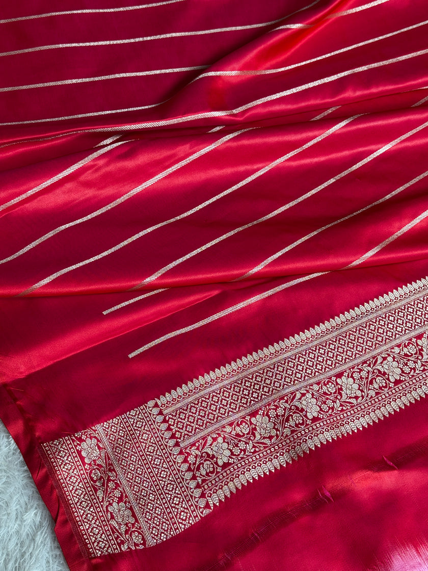 BANARASI MASHRU KATAN SILK SAREE MK036