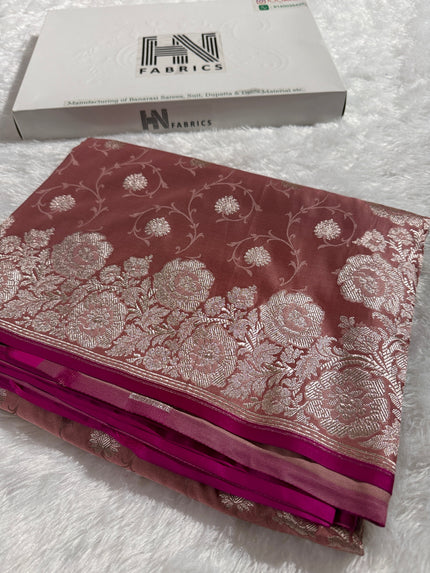 BANARASI MASHRU KATAN SILK SAREE HN533