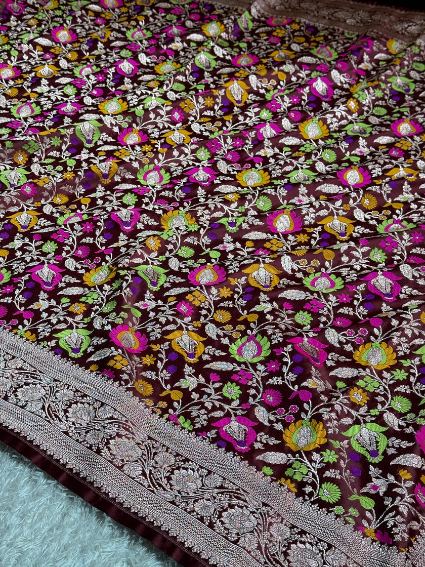 BANARASI MASHRU KATAN SILK SAREE HN140