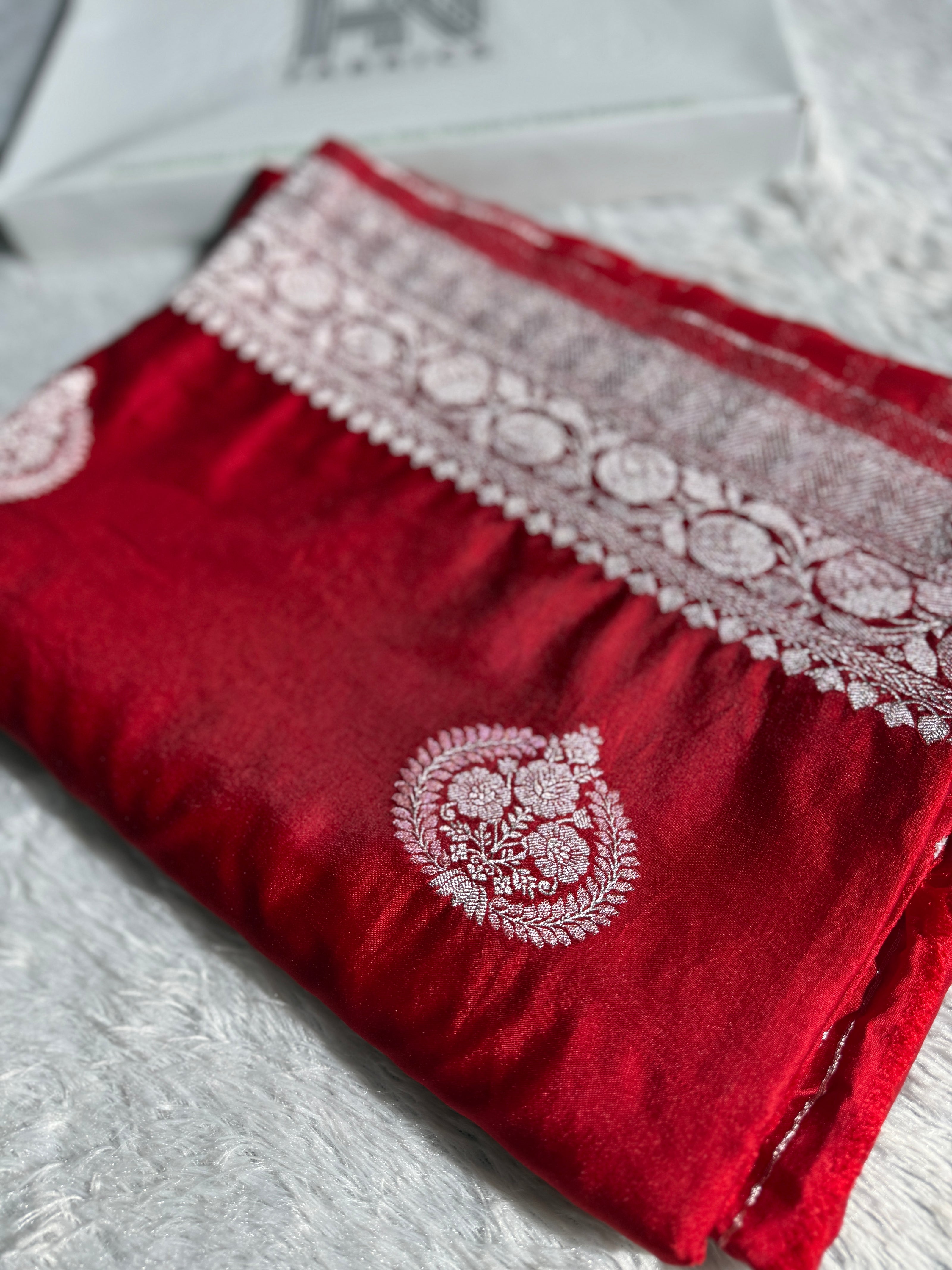 BANARASI MASHRU KATAN SILK SAREE HN166