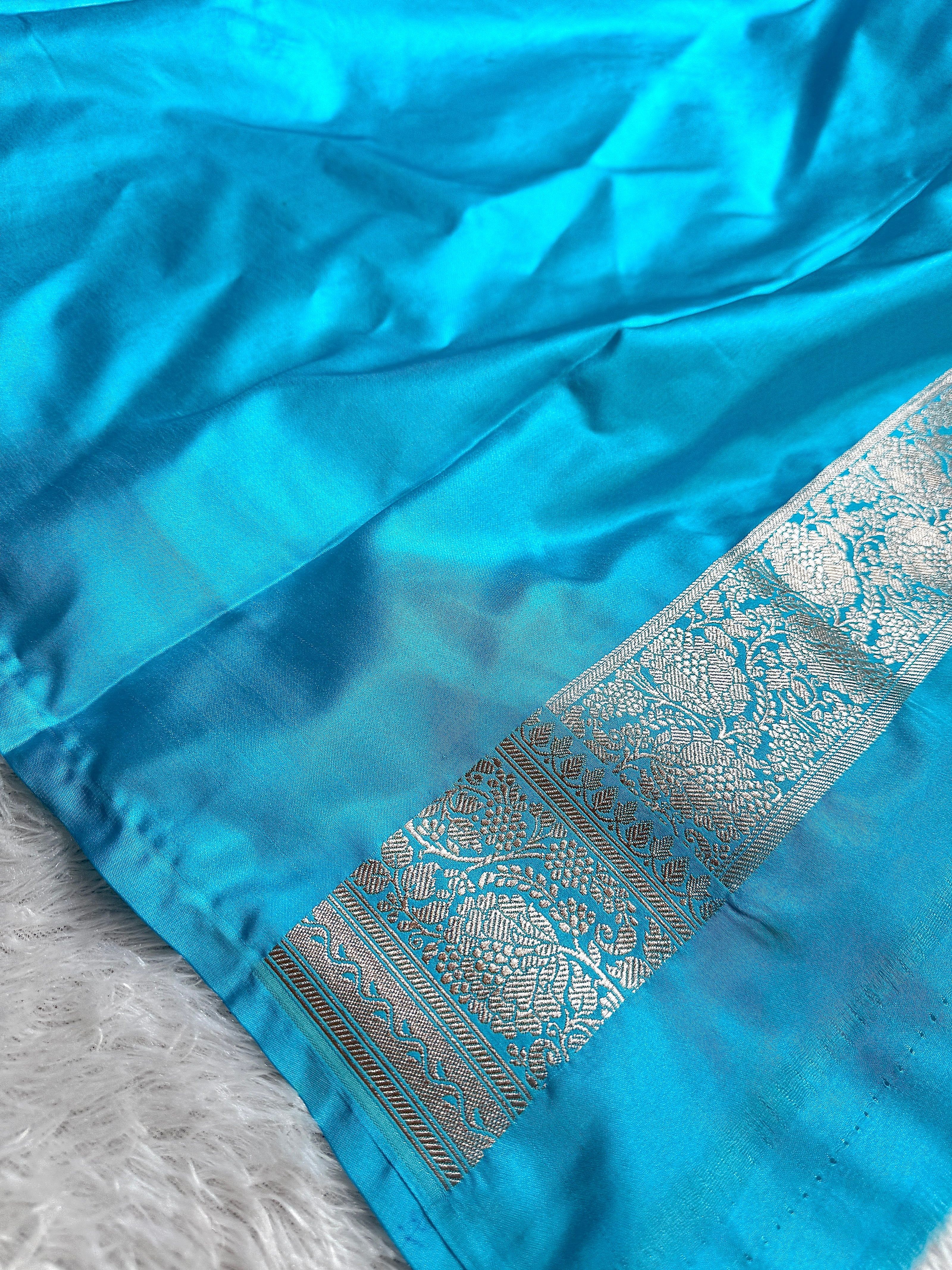 BANARASI MASHRU KATAN SILK SAREE HN553