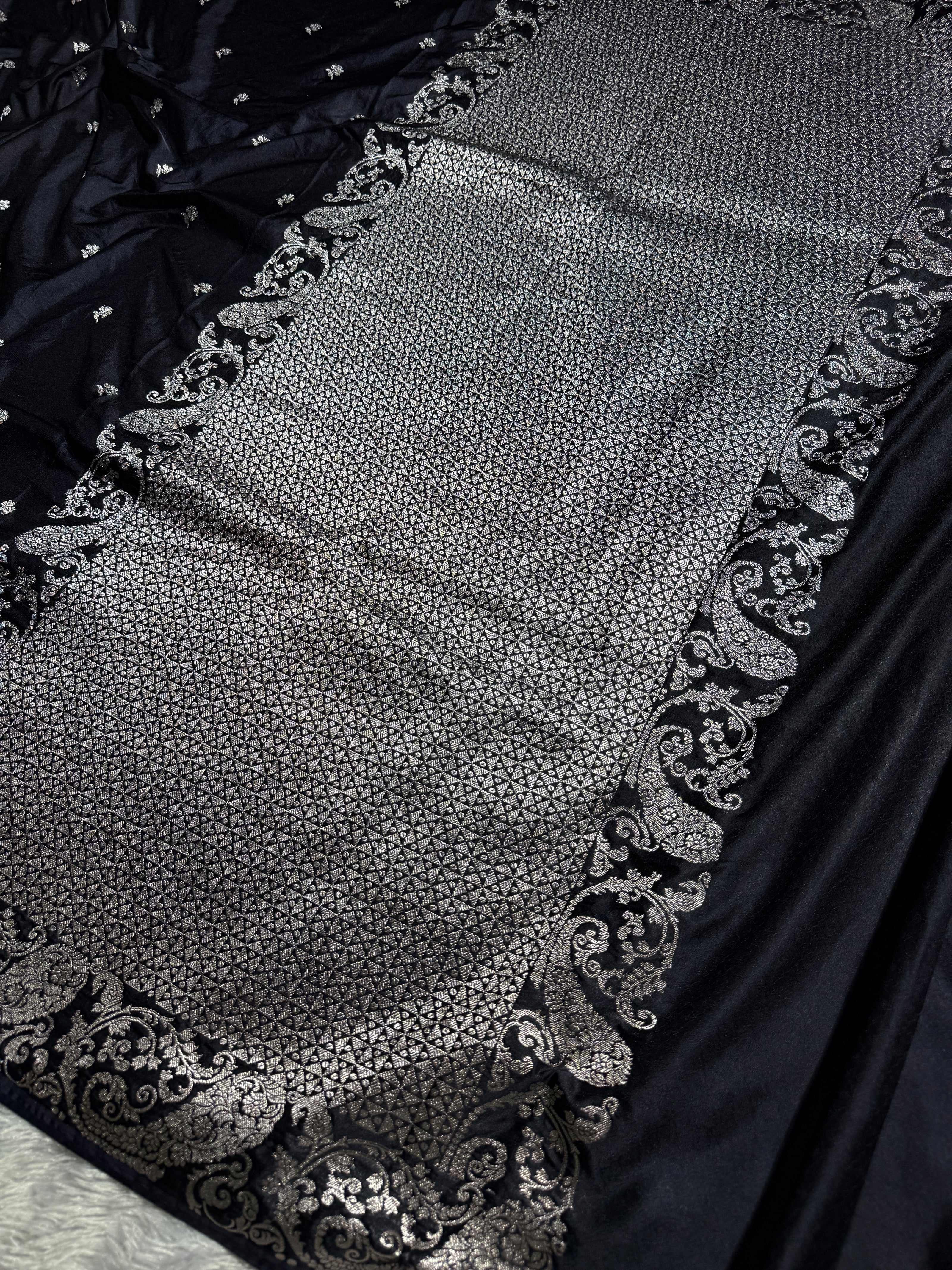 BANARASI MASHRU KATAN SILK SAREE HN123