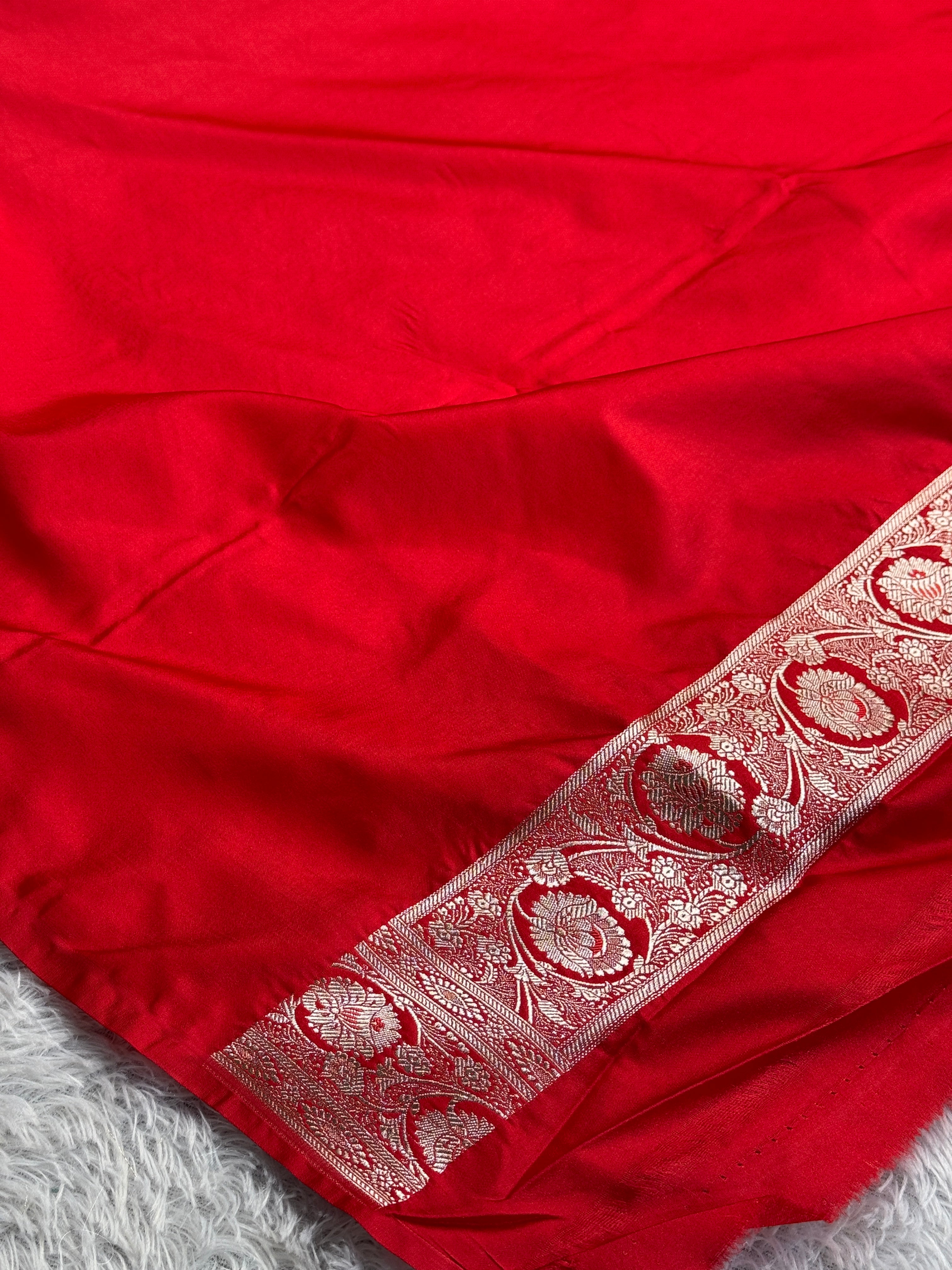 BANARASI MASHRU KATAN SILK SAREE HN651
