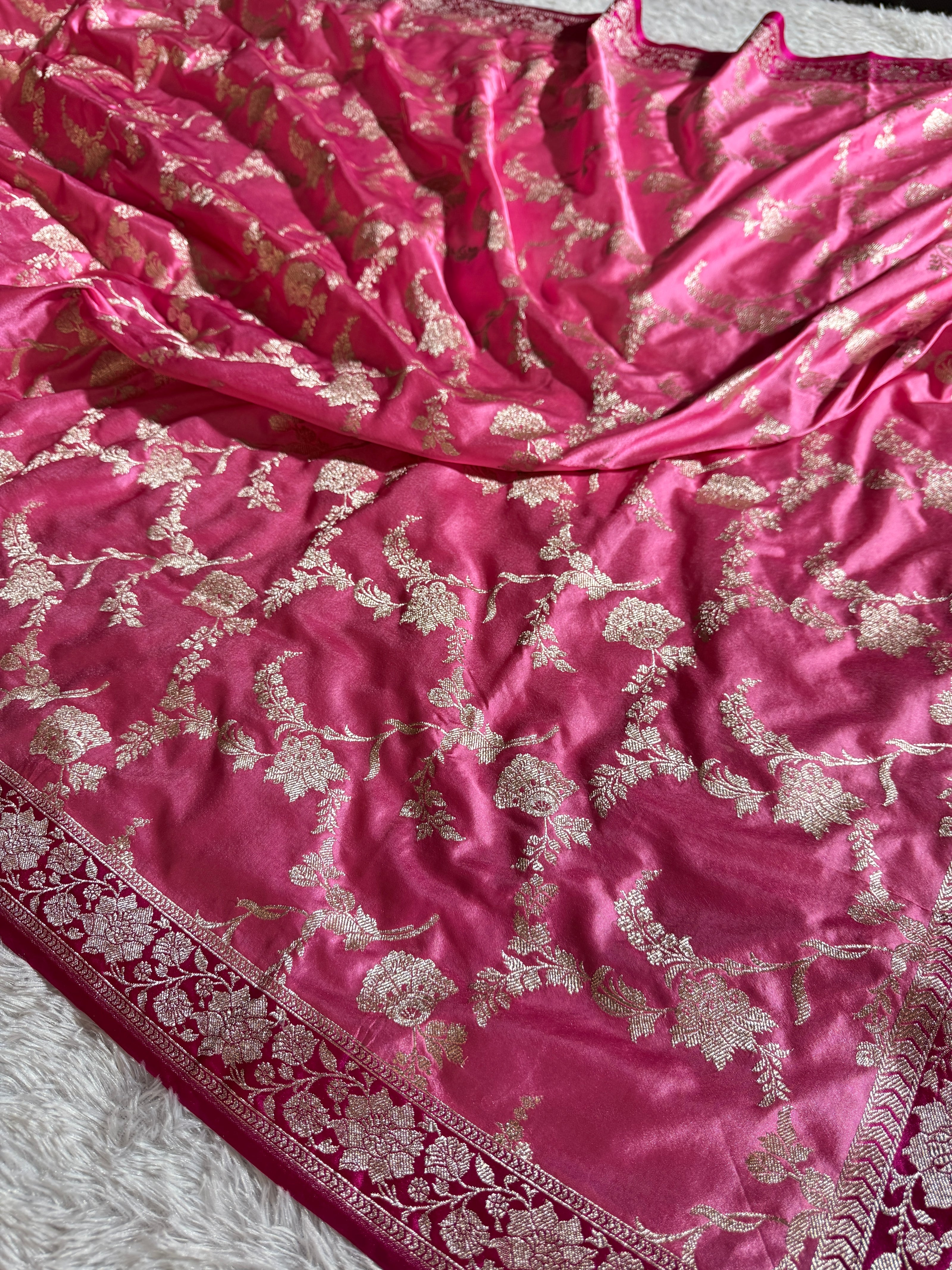 BANARASI MASHRU KATAN SILK SAREE HN514