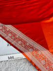 BANARASI MASHRU KATAN SILK SAREE Mk025
