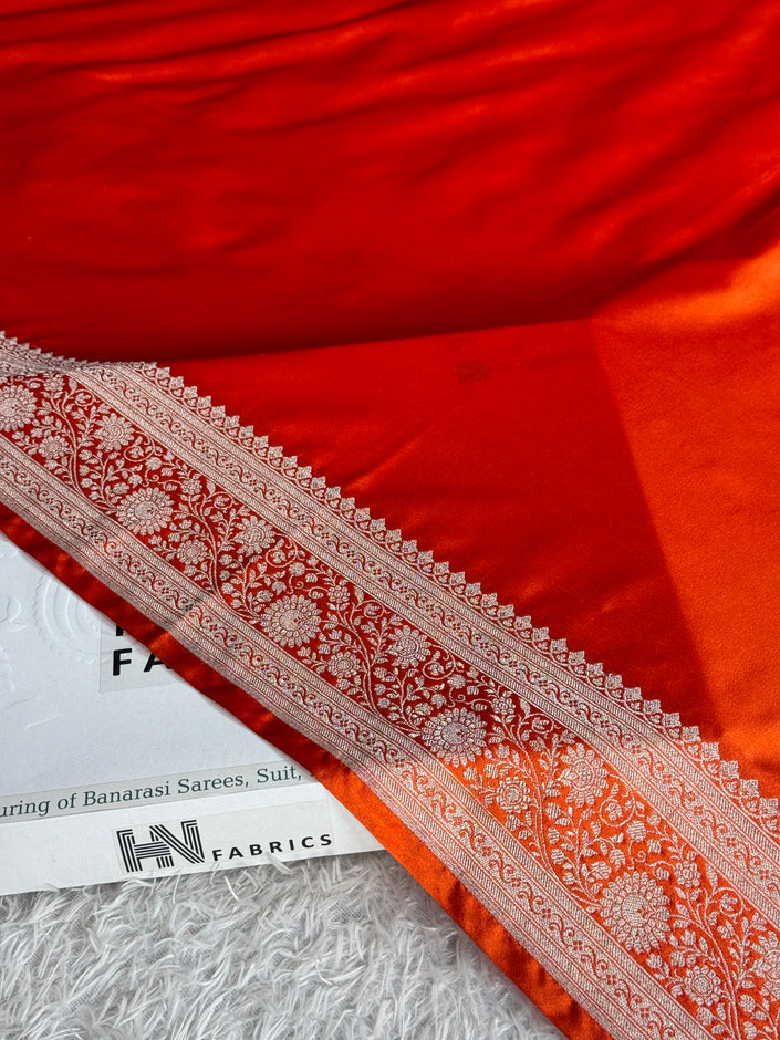 BANARASI MASHRU KATAN SILK SAREE Mk025