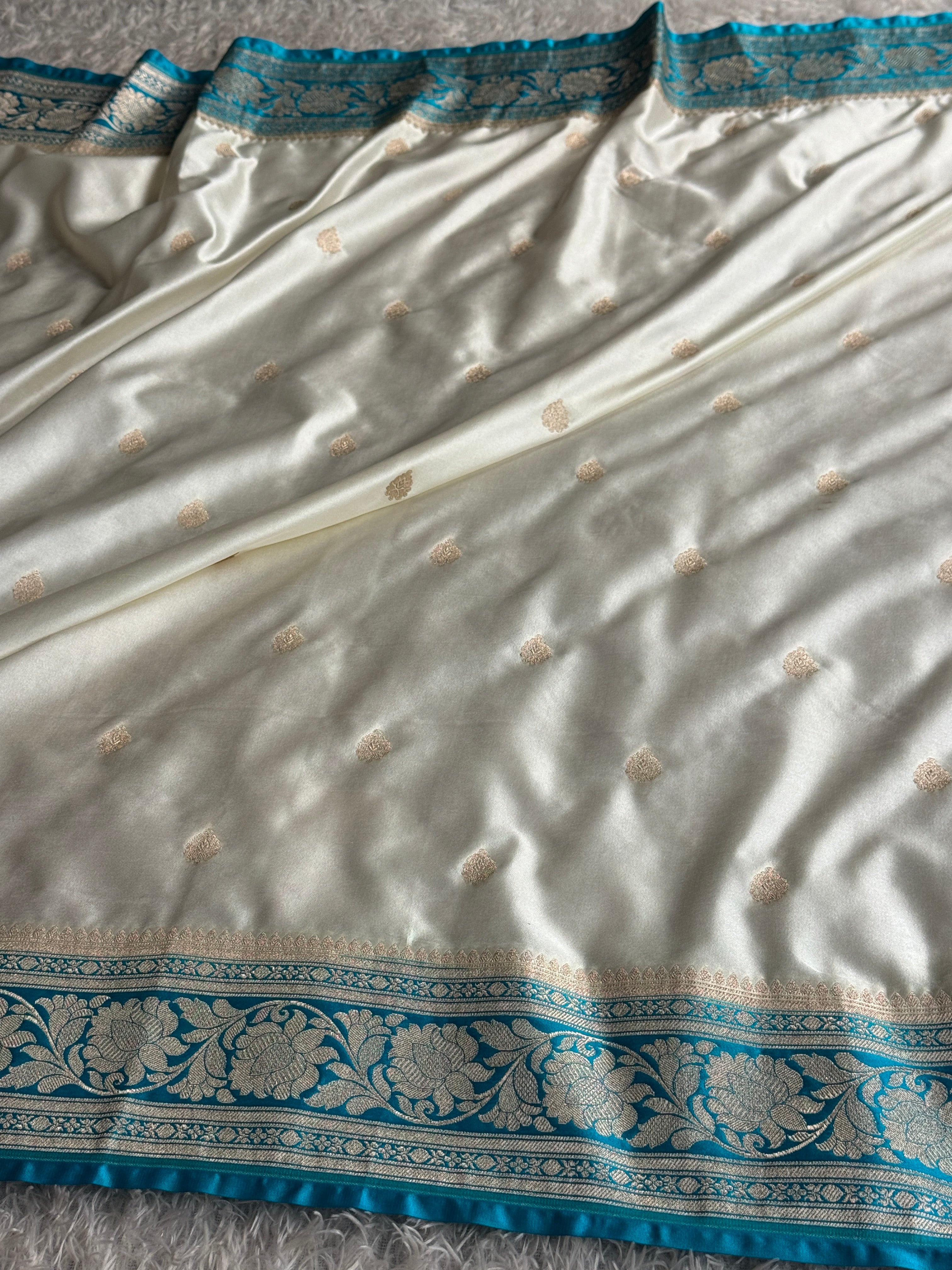 BANARASI MASHRU KATAN SILK SAREE MK100
