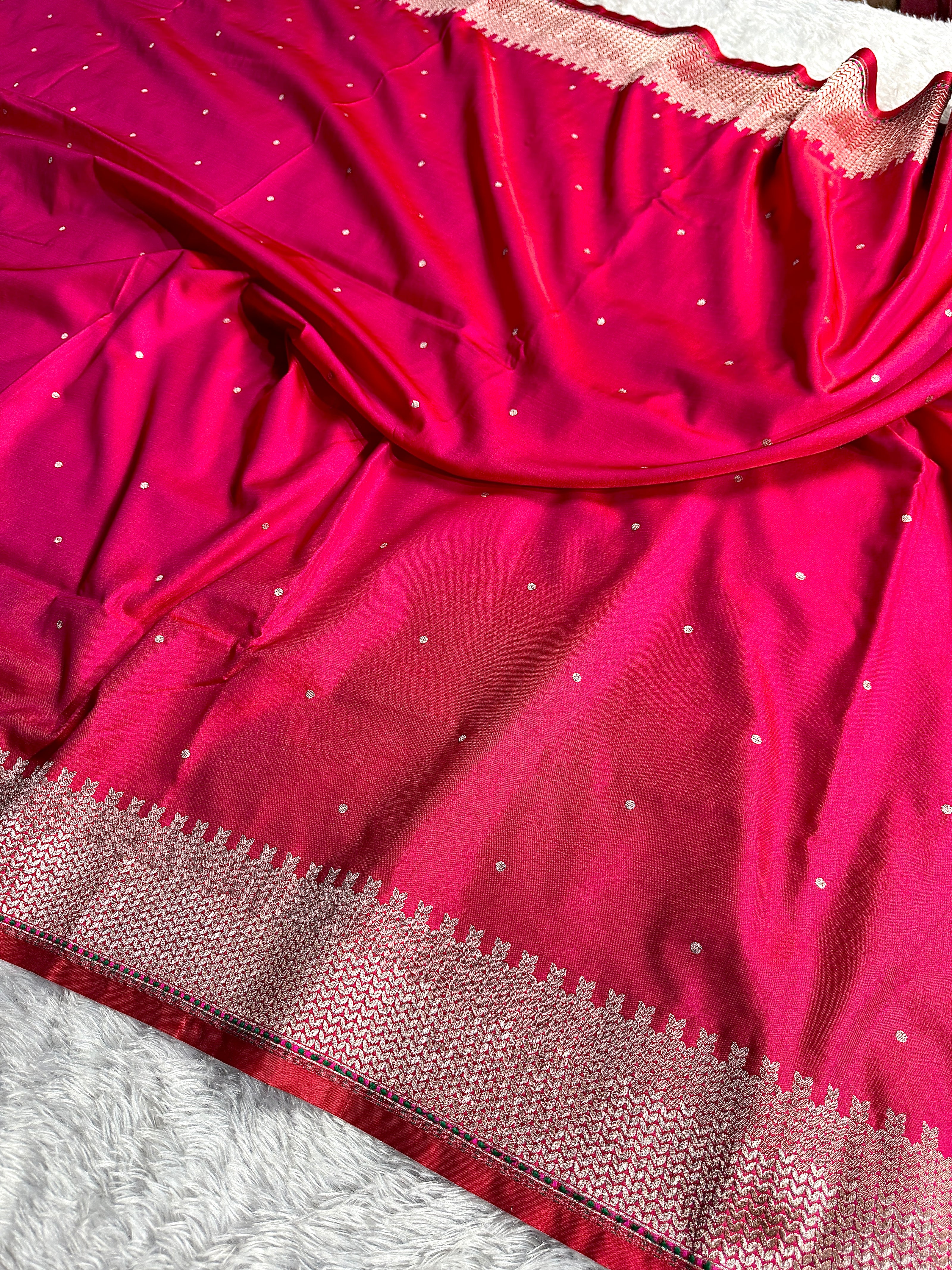 BANARASI MASHRU KATAN SILK SAREE HN556