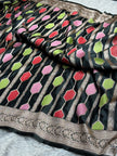 BANARASI MASHRU KATAN SILK SAREE HNHN561
