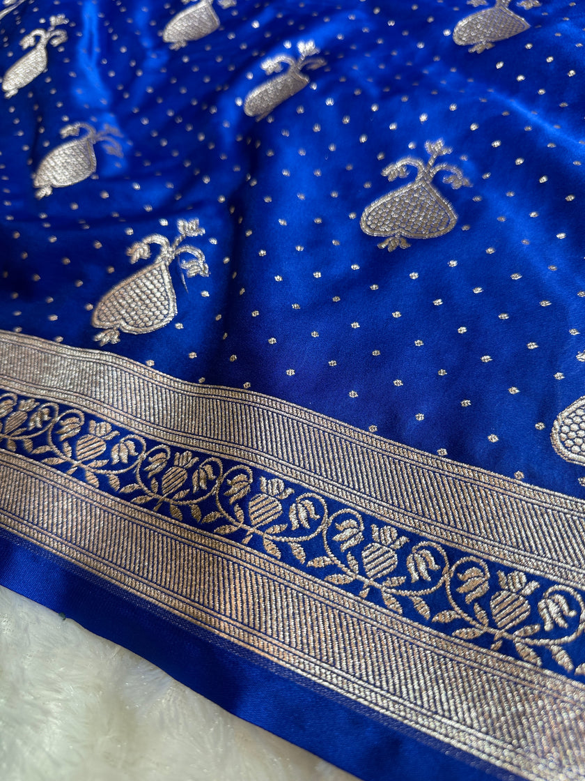 BANARASI MASHRU KATAN SILK SAREE HN525