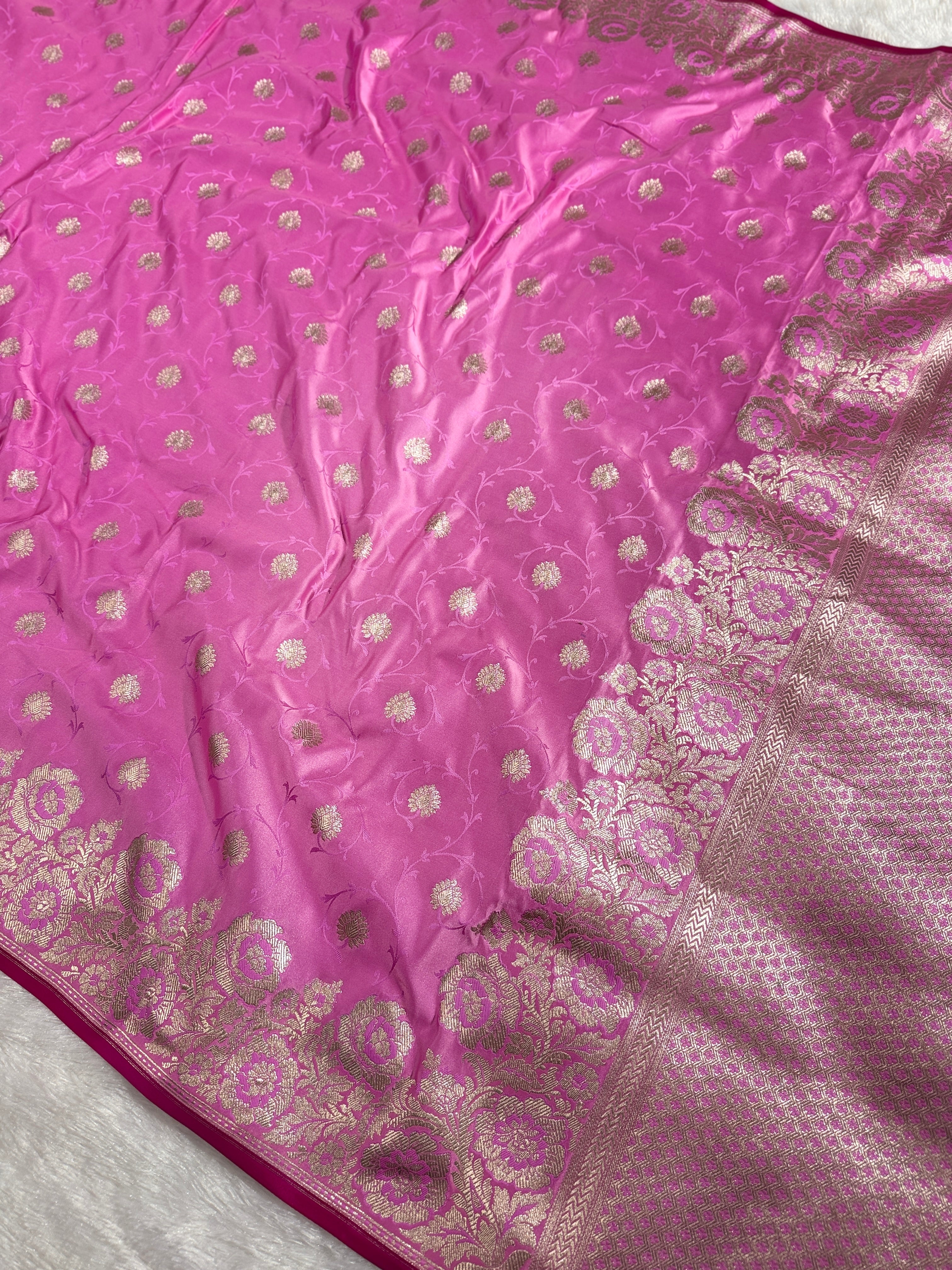 BANARASI MASHRU KATAN SILK SAREE HN533