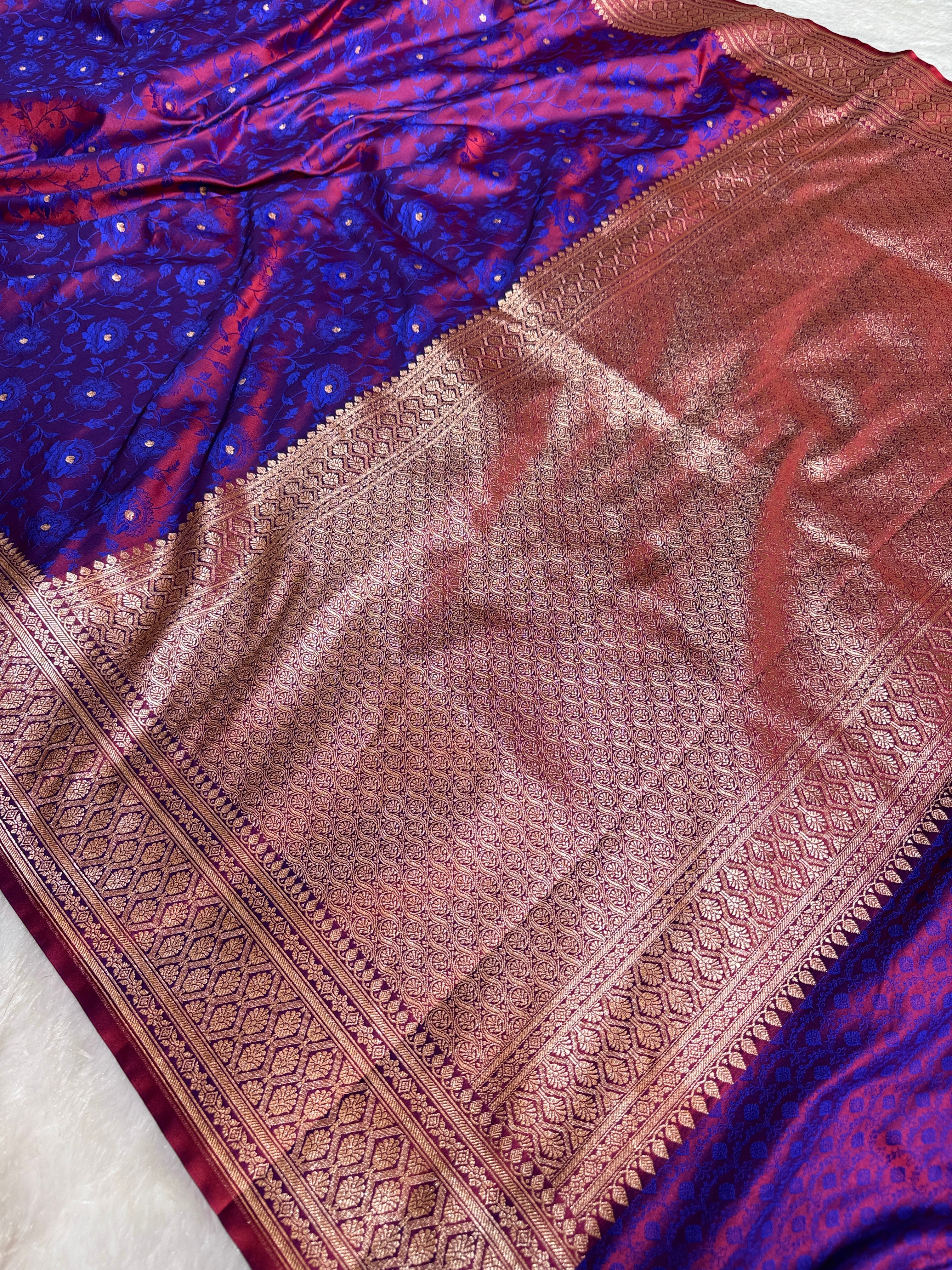 BANARASI MASHRU KATAN SILK SAREE HN300