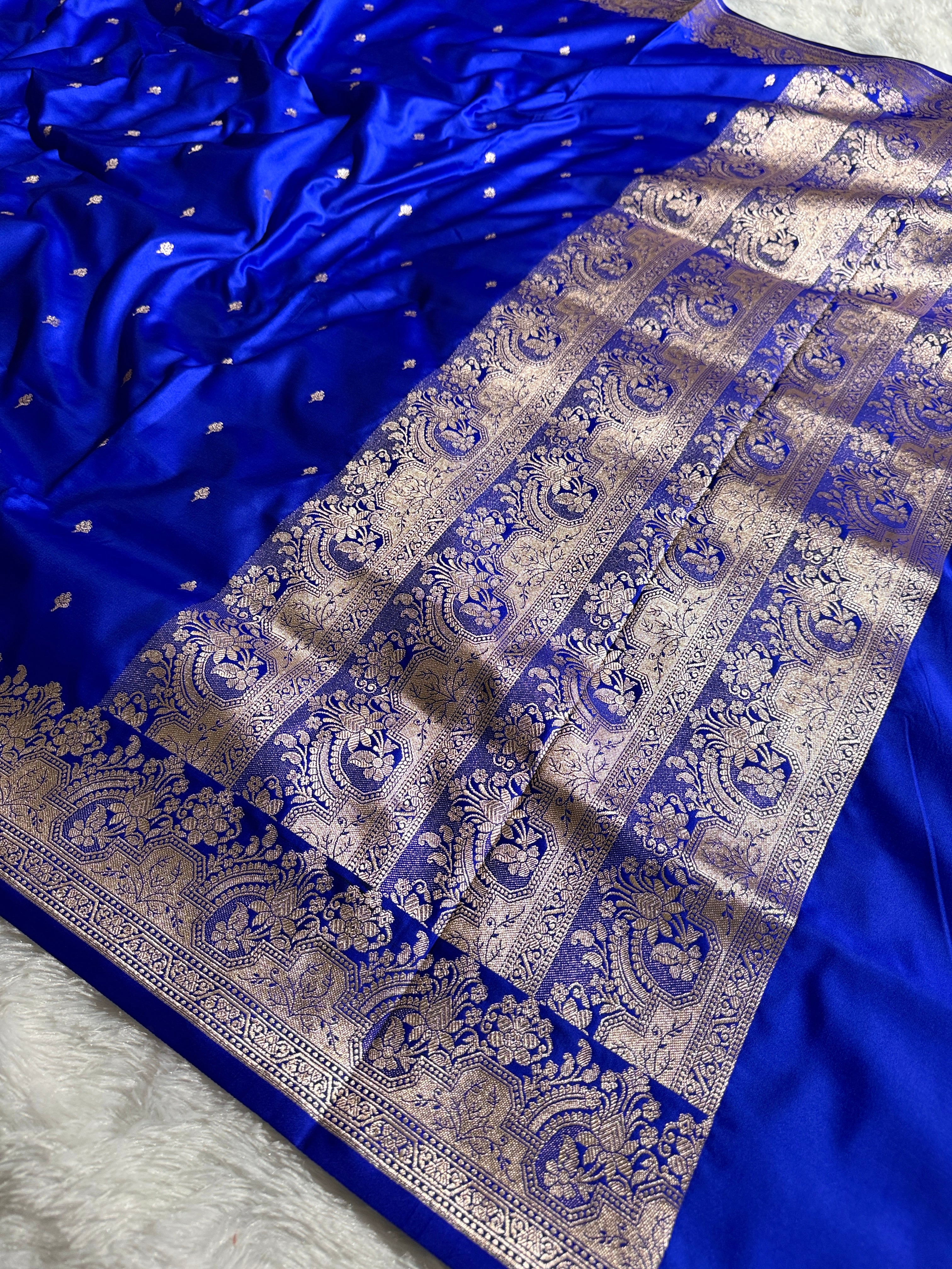 BANARASI MASHRU KATAN SILK SAREE HN537