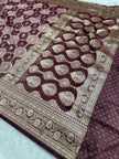 BANARASI MASHRU KATAN SILK SAREE HN536