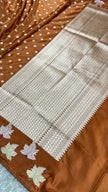 BANARASI MASHRU KATAN SILK SAREE MK014