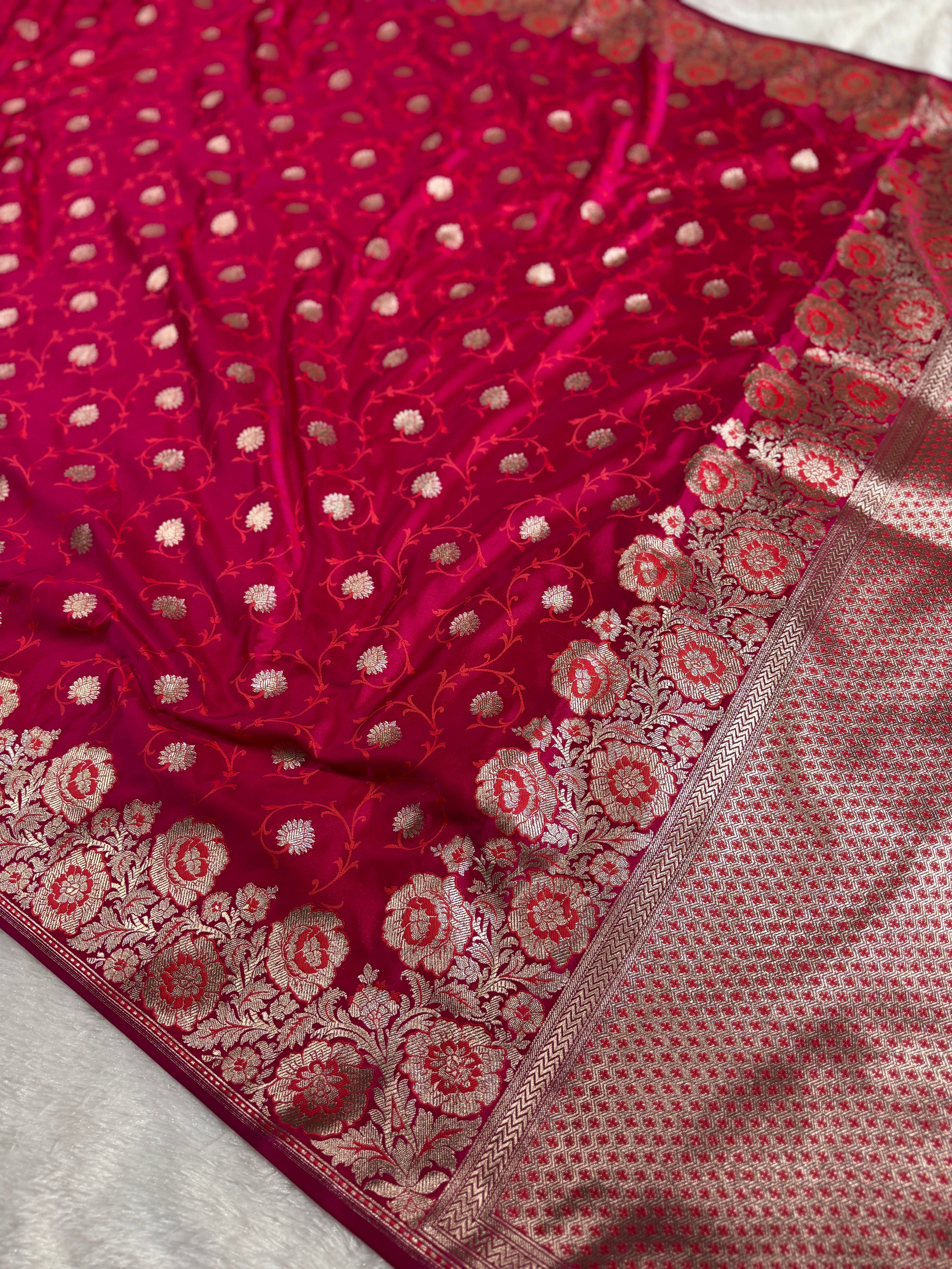 BANARASI MASHRU KATAN SILK SAREE HN533