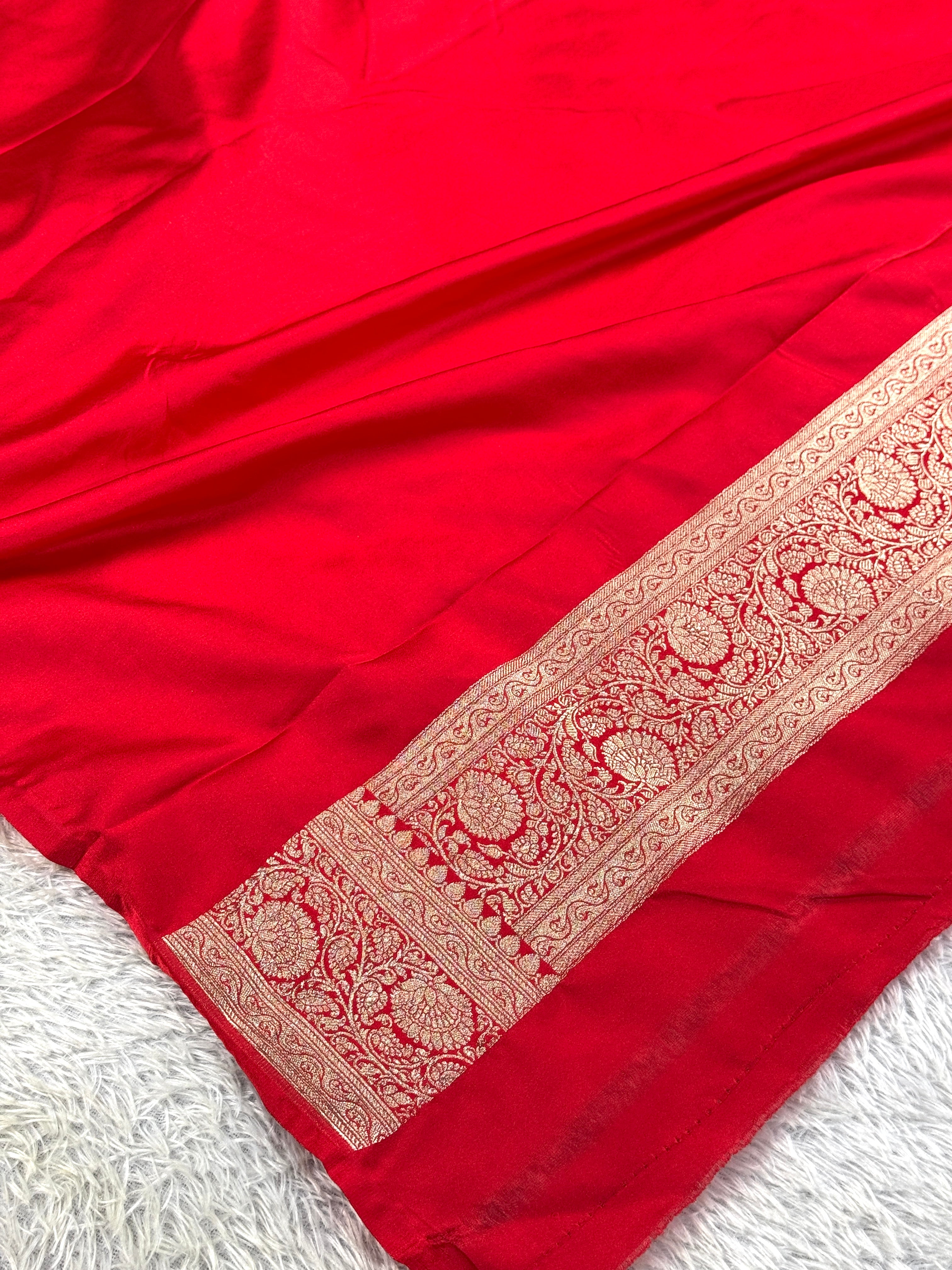 BANARASI MASHRU KATAN SILK SAREE HN920