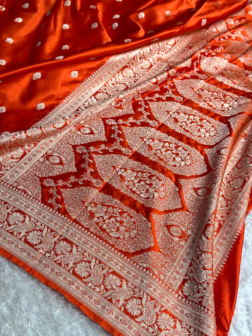 BANARASI MASHRU KATAN SILK SAREE MK030