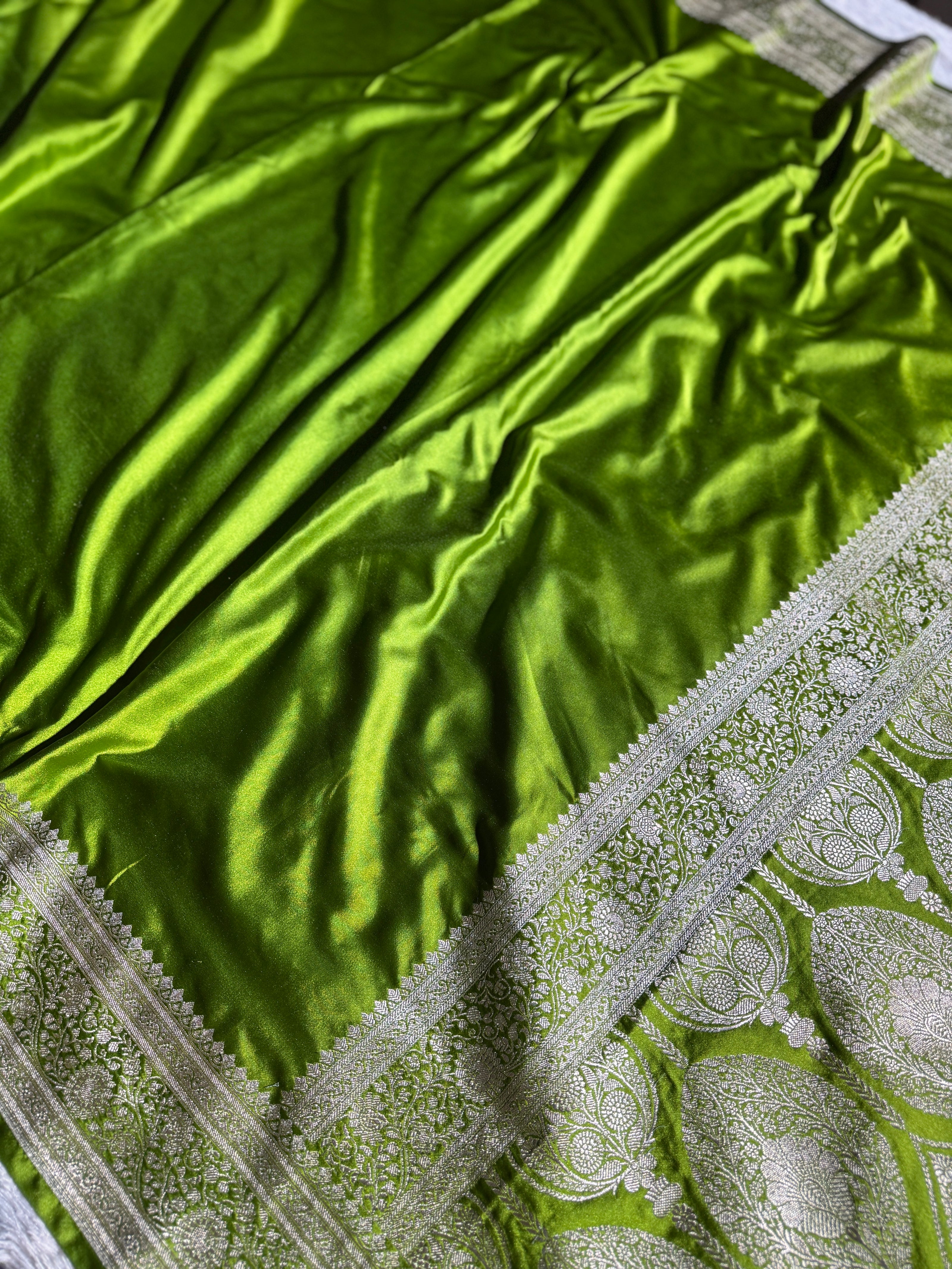 BANARASI MASHRU KATAN SILK SAREE HN199