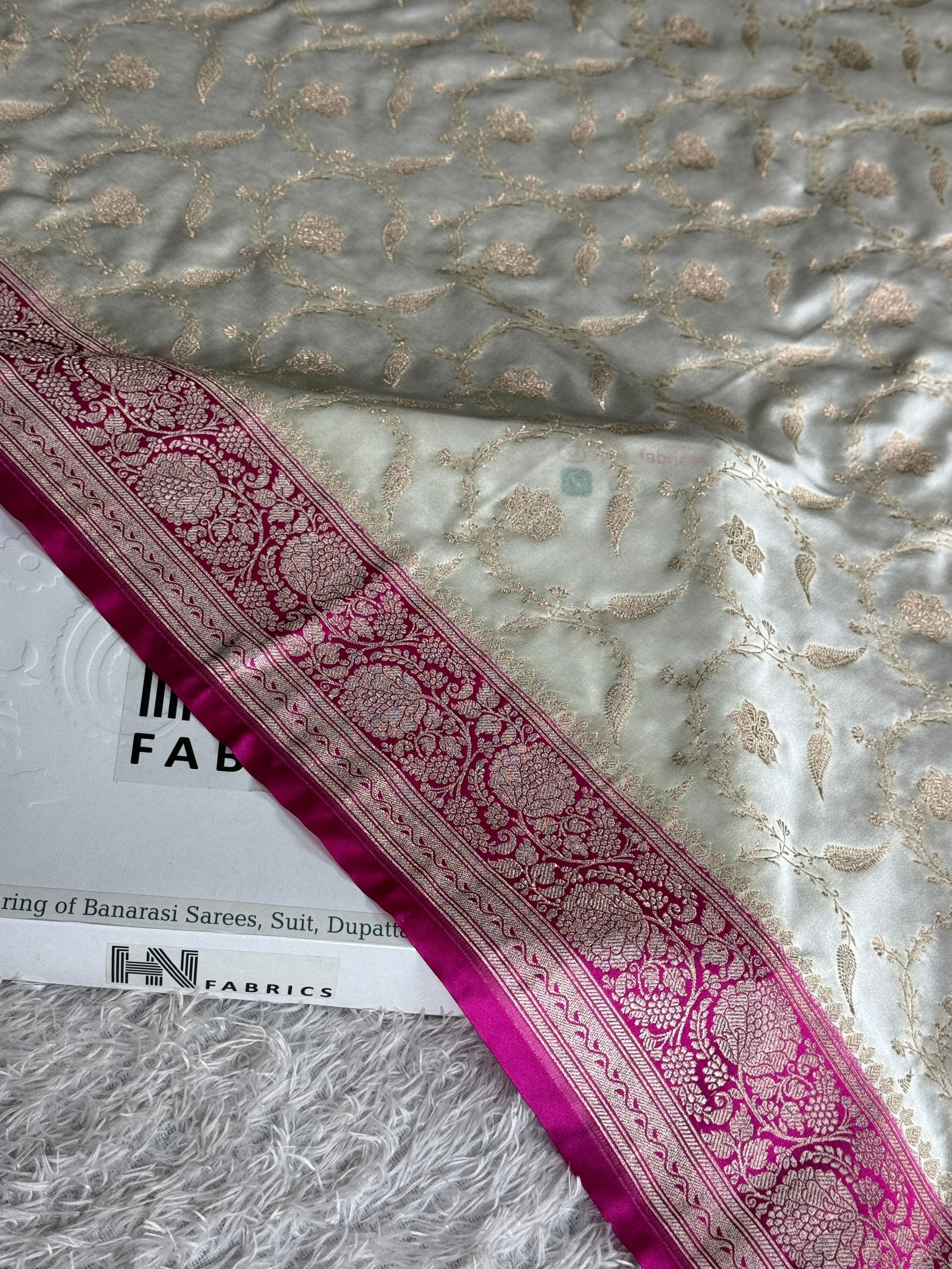 BANARASI MASHRU KATAN SILK SAREE MK101