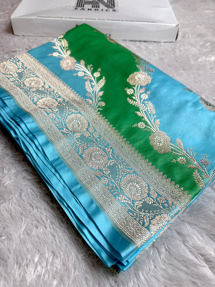 BANARASI MASHRU KATAN SILK SAREE HN540