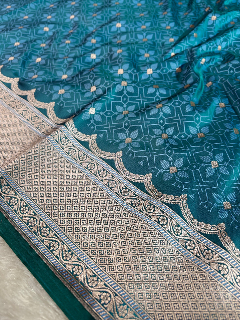 BANARASI MASHRU KATAN SILK SAREE HN535