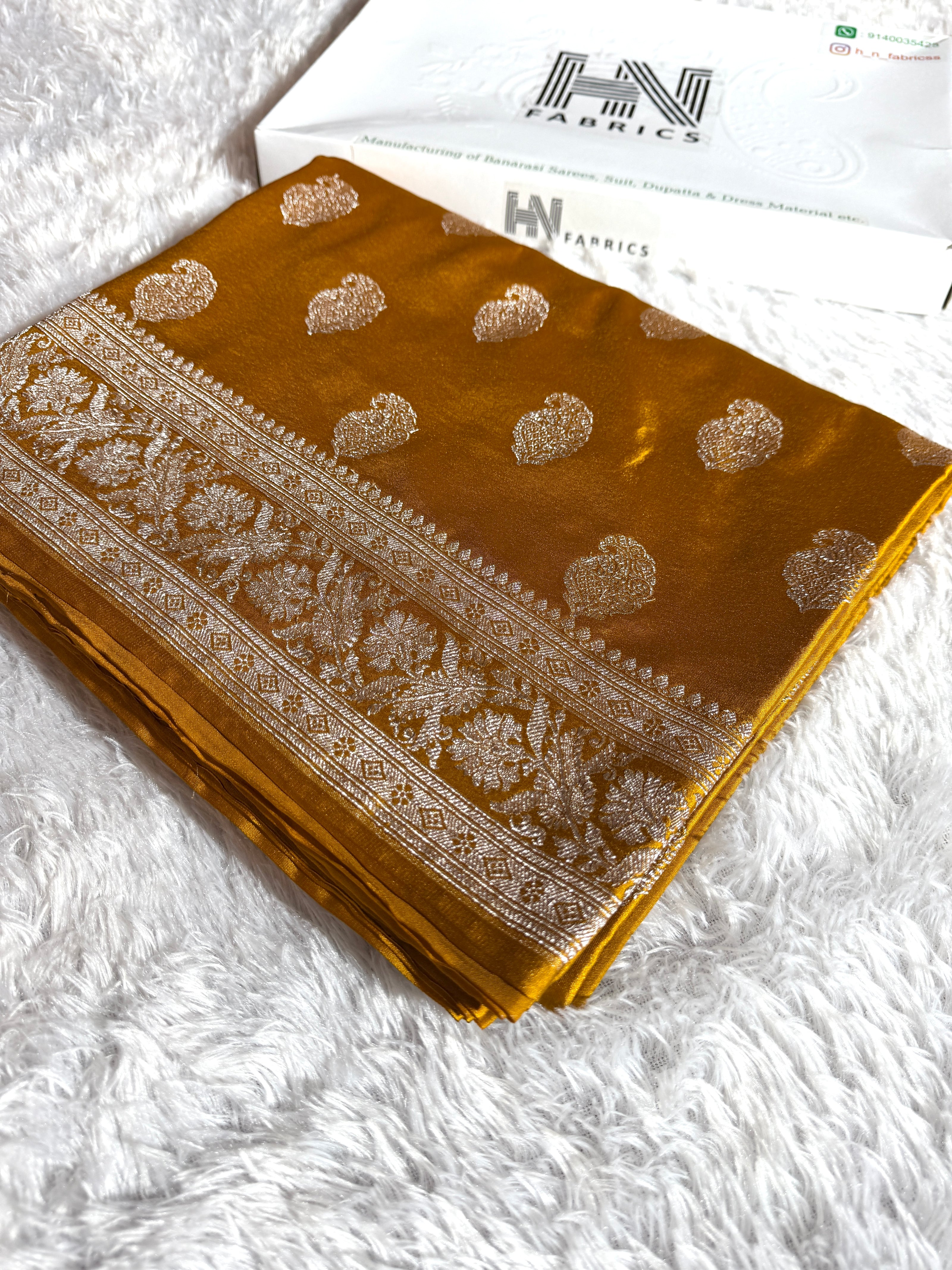 BANARASI MASHRU KATAN SILK SAREE HN513