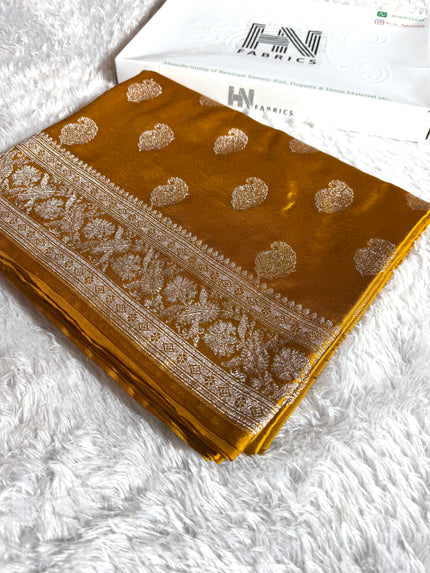 BANARASI MASHRU KATAN SILK SAREE HN513