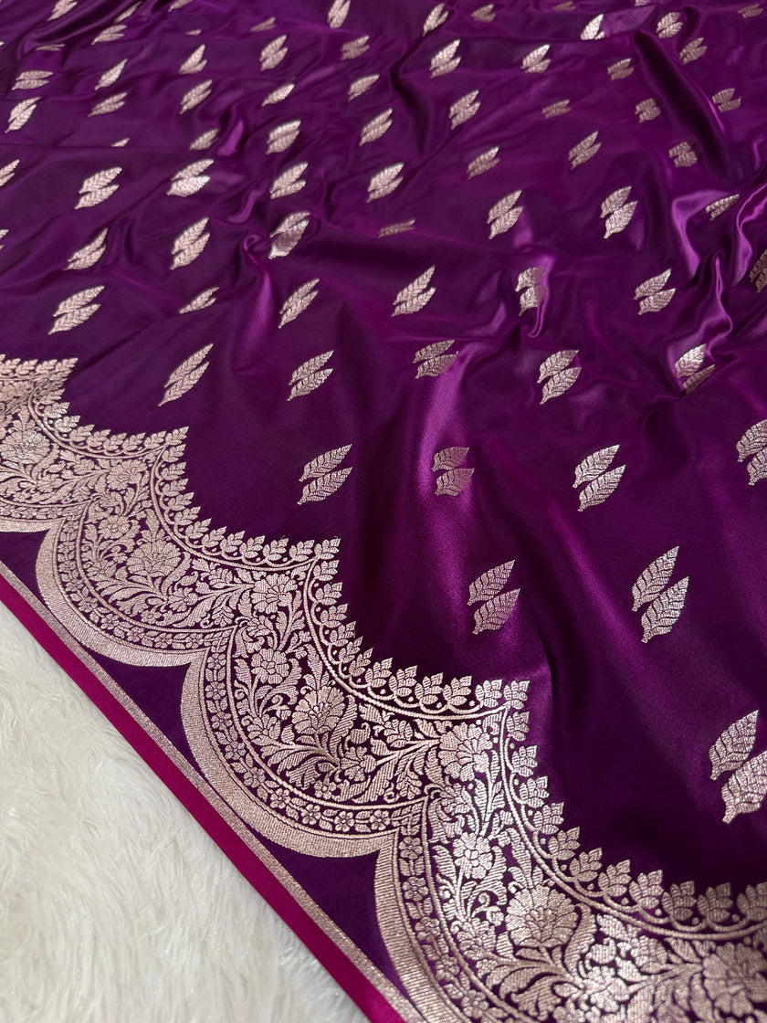BANARASI MASHRU KATAN SILK SAREE HN530