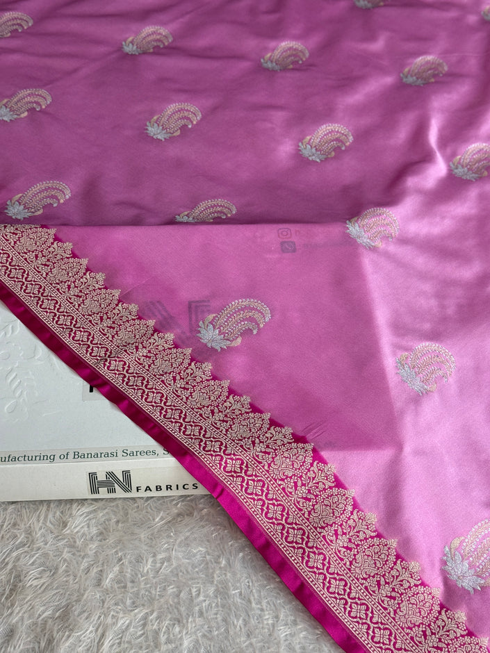 BANARASI MASHRU KATAN SILK SAREE MK 042