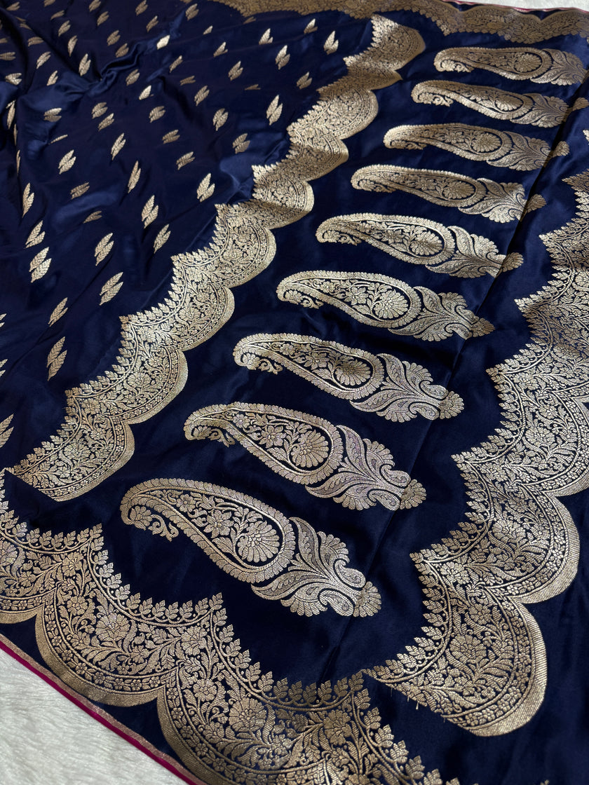 BANARASI MASHRU KATAN SILK SAREE HN530