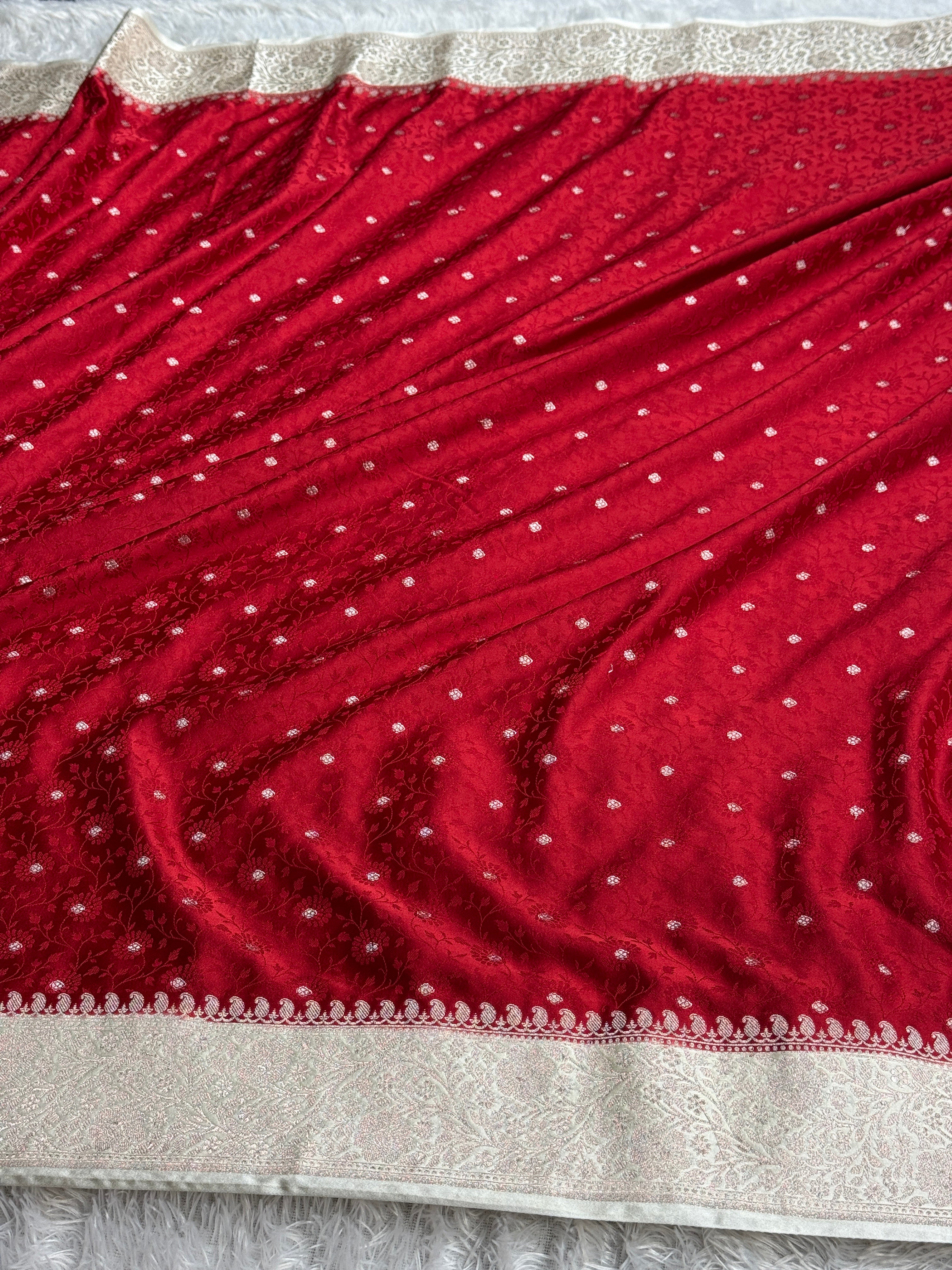 BANARASI MASHRU KATAN SILK SAREE HN820