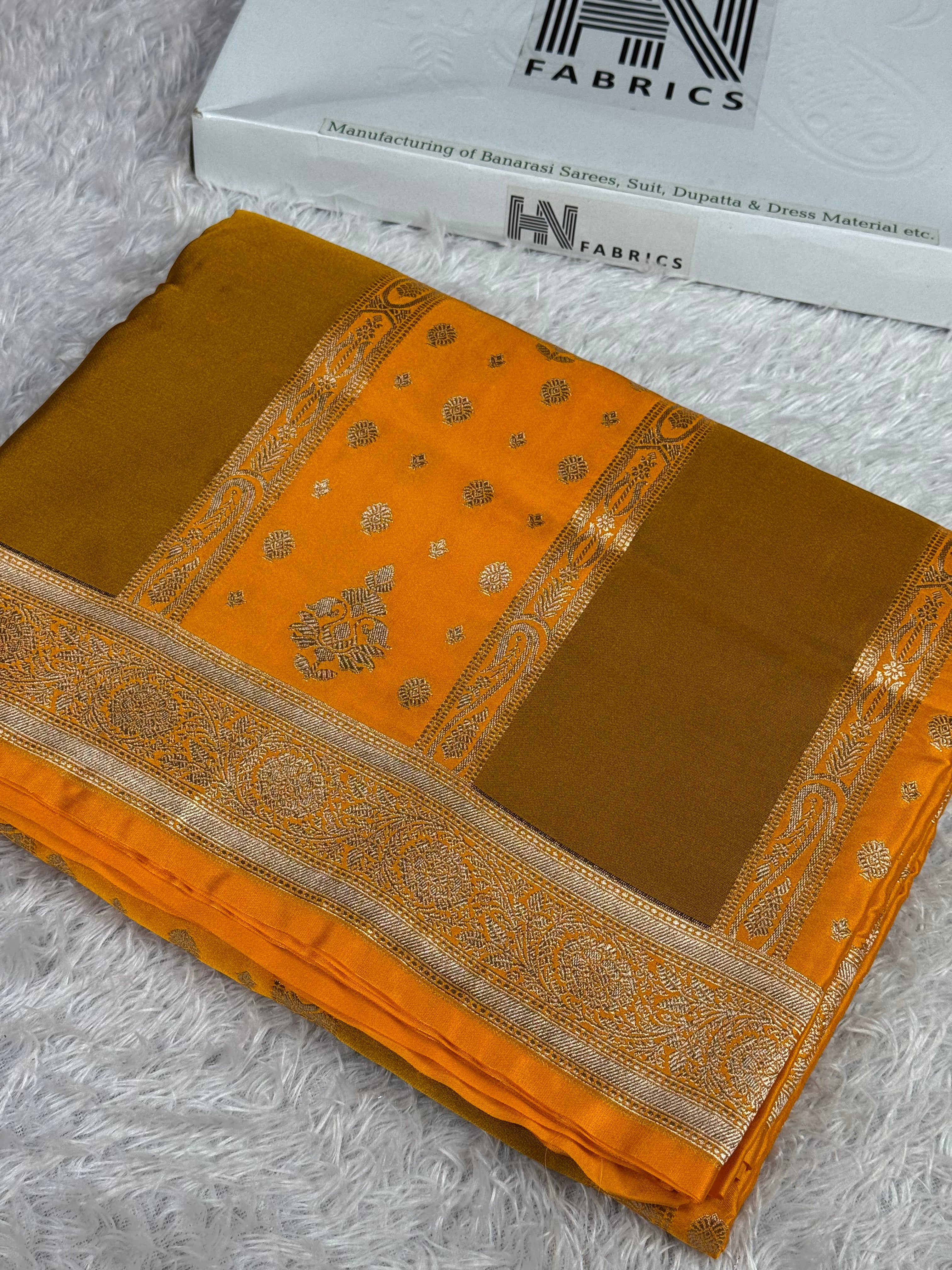 BANARASI MASHRU KATAN SILK SAREE MK012
