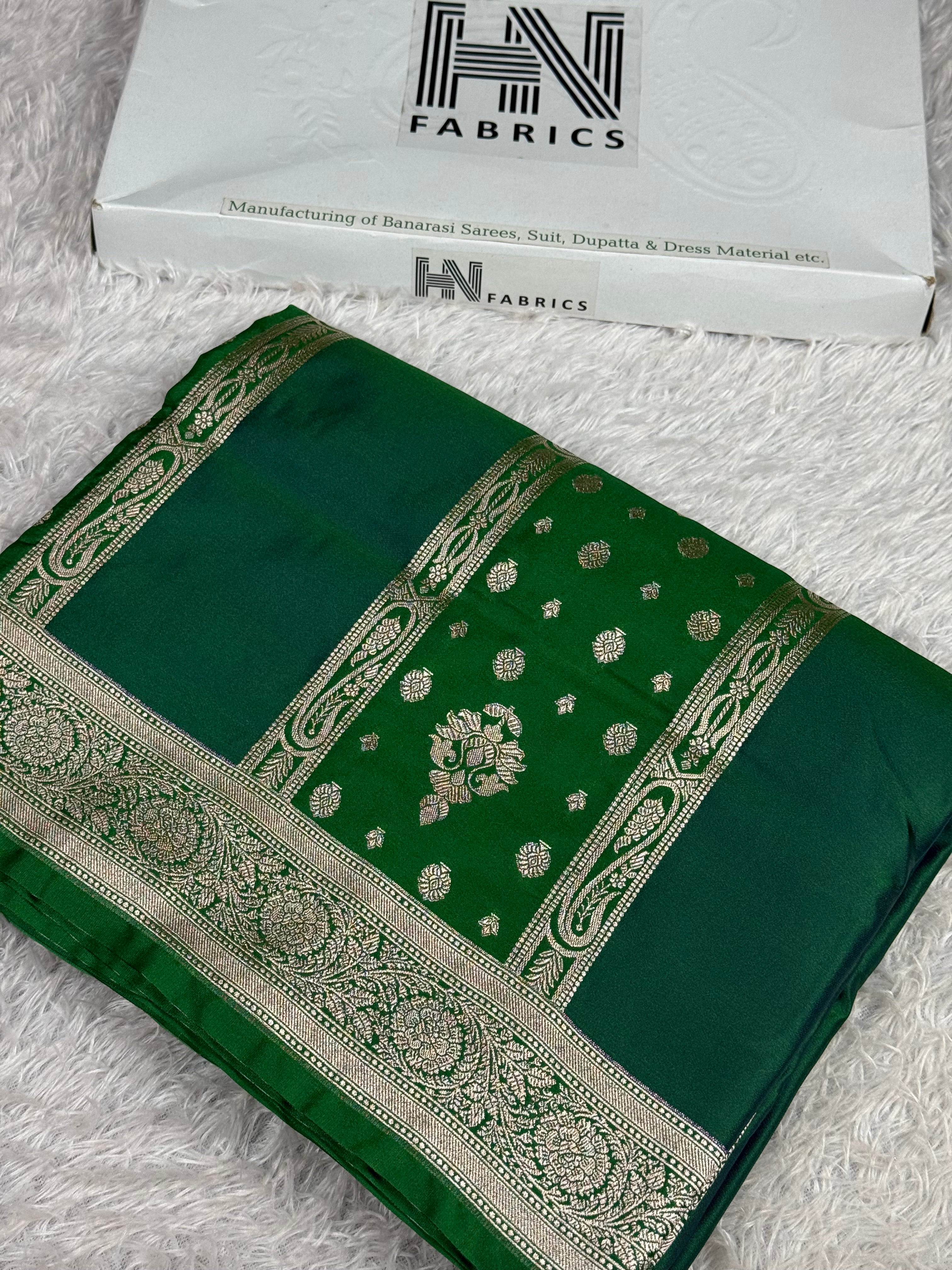 BANARASI MASHRU KATAN SILK SAREE MK012