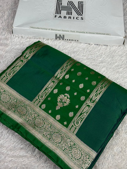 BANARASI MASHRU KATAN SILK SAREE MK012