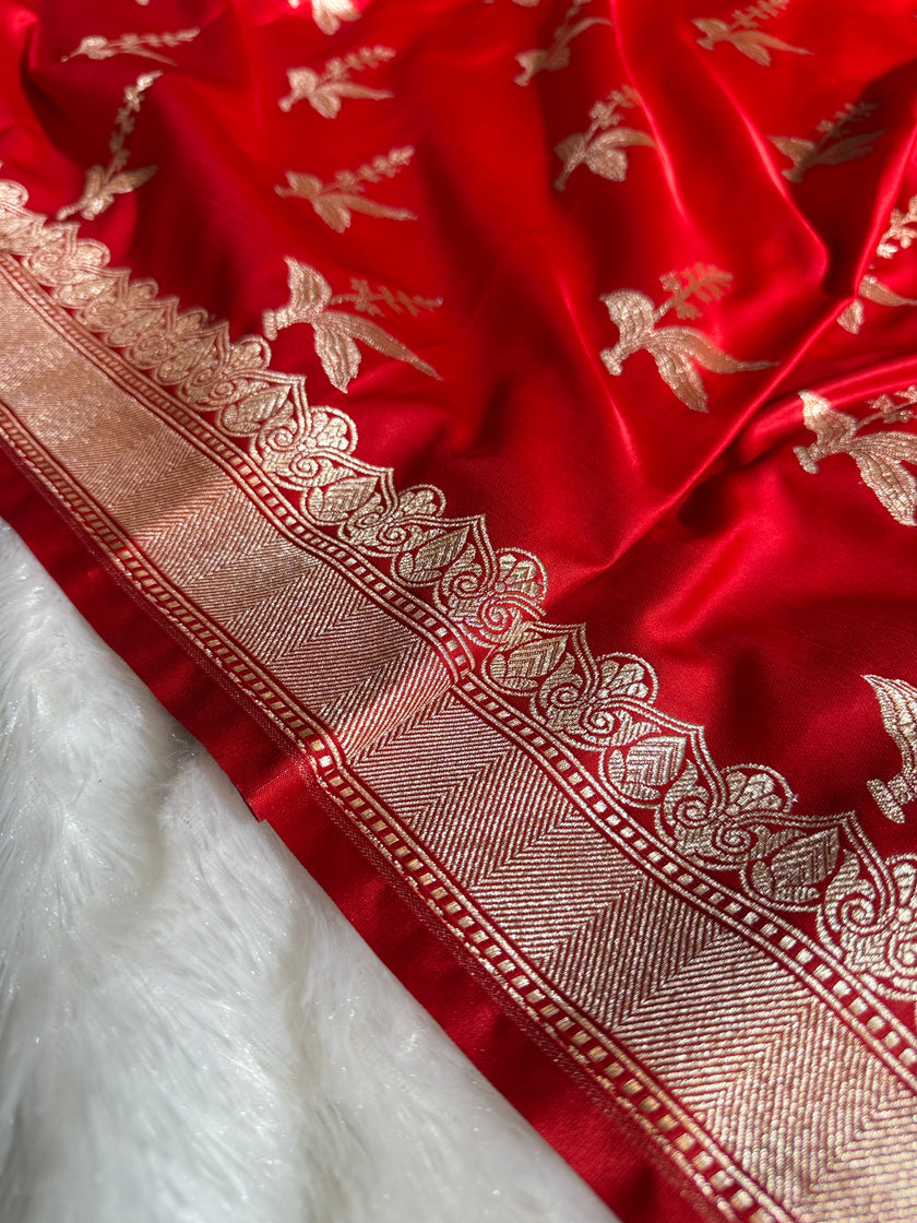 BANARASI MASHRU KATAN SILK SAREE HN526