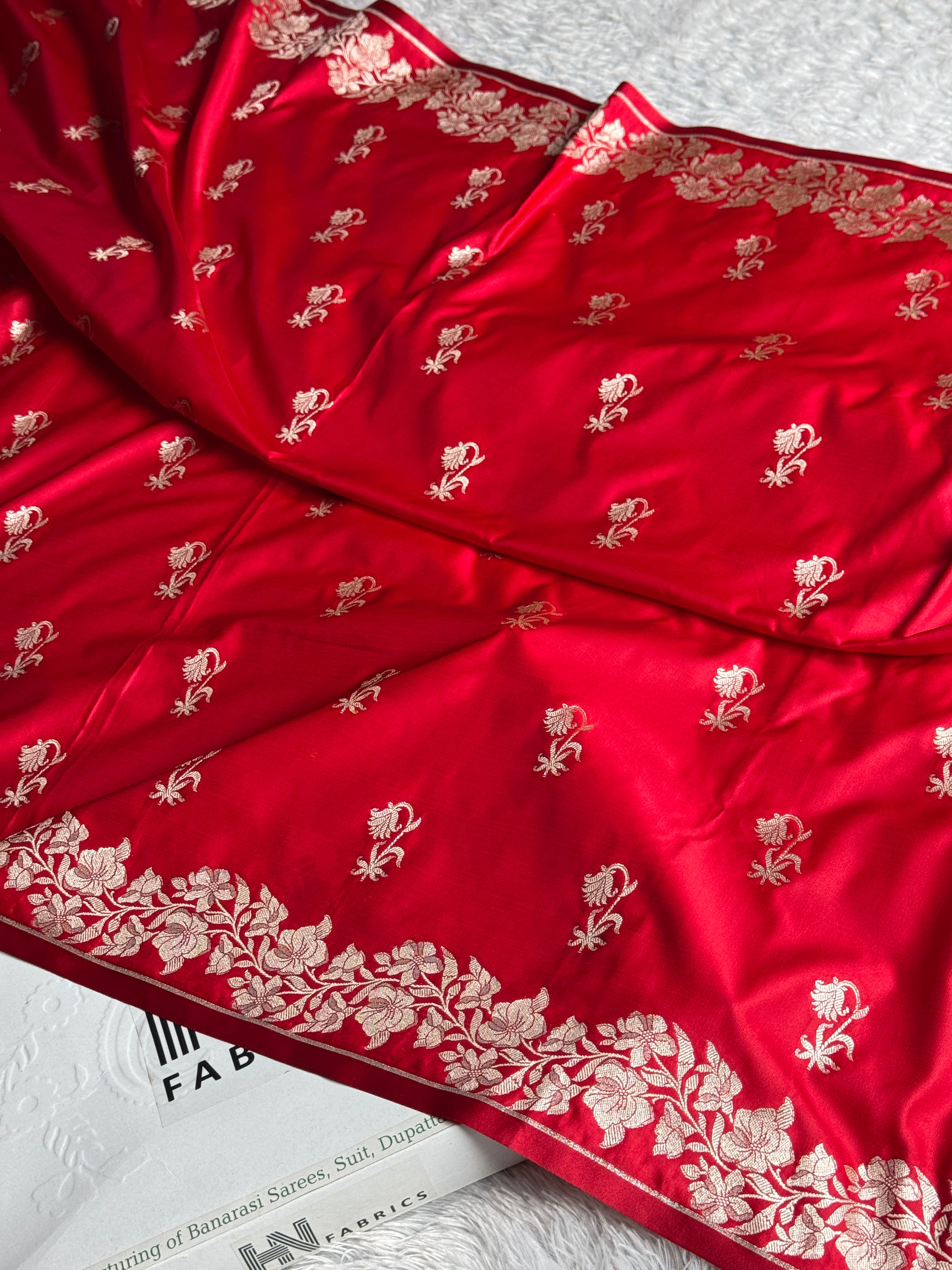 BANARASI MASHRU KATAN SILK SAREE MK005