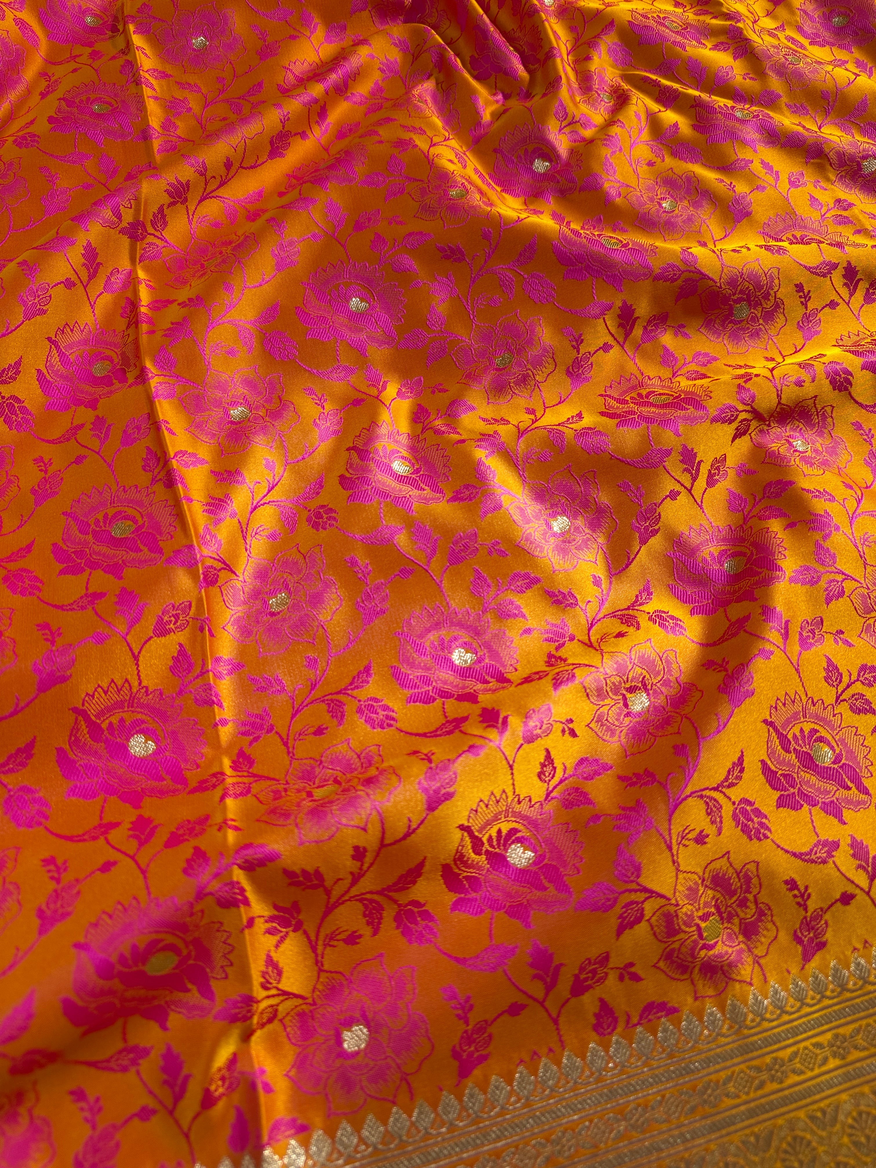 BANARASI MASHRU KATAN SILK SAREE HN531
